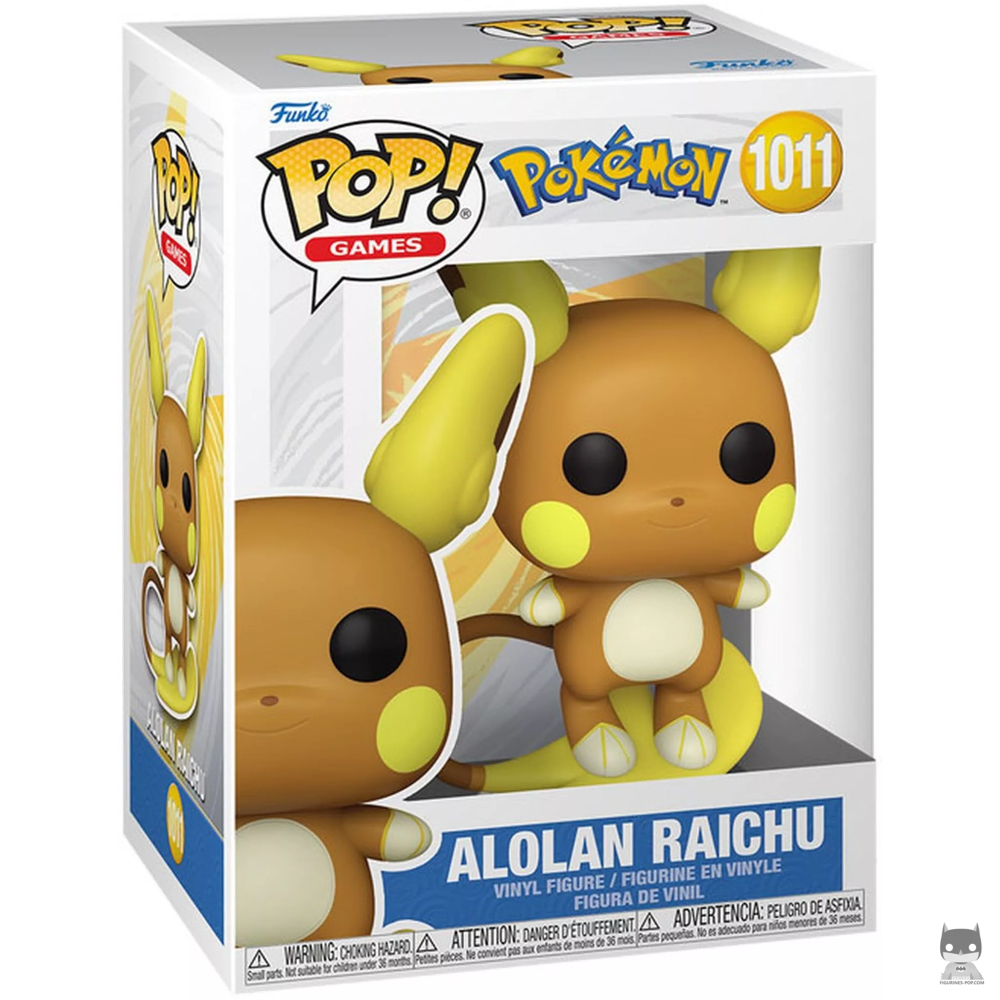 Figurine Funko POP Raichu d'Alola avec boîte