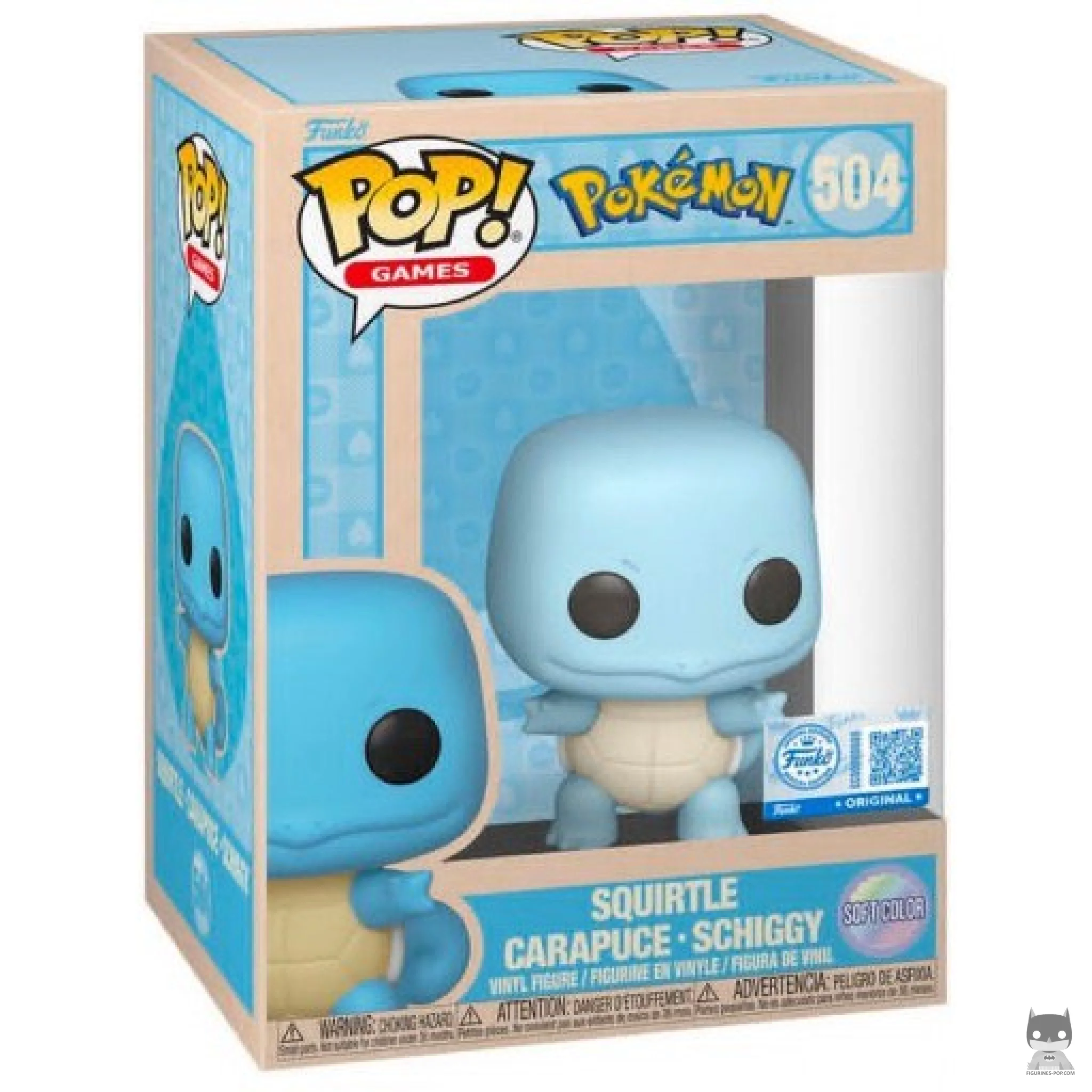 Figurine Funko POP Carapuce (Soft Color) avec boîte
