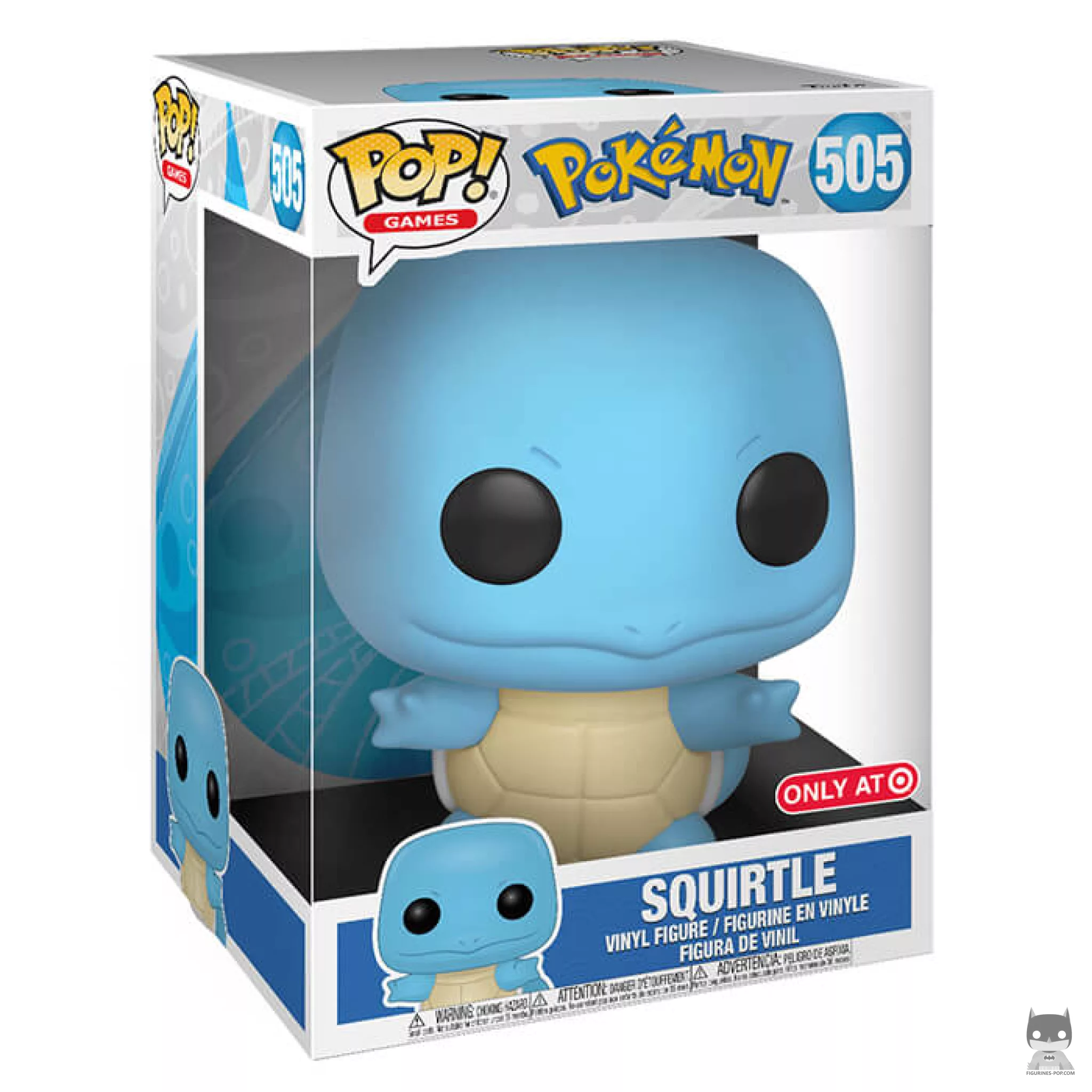 Figurine Funko POP Carapuce (Supersized 10'') avec boîte