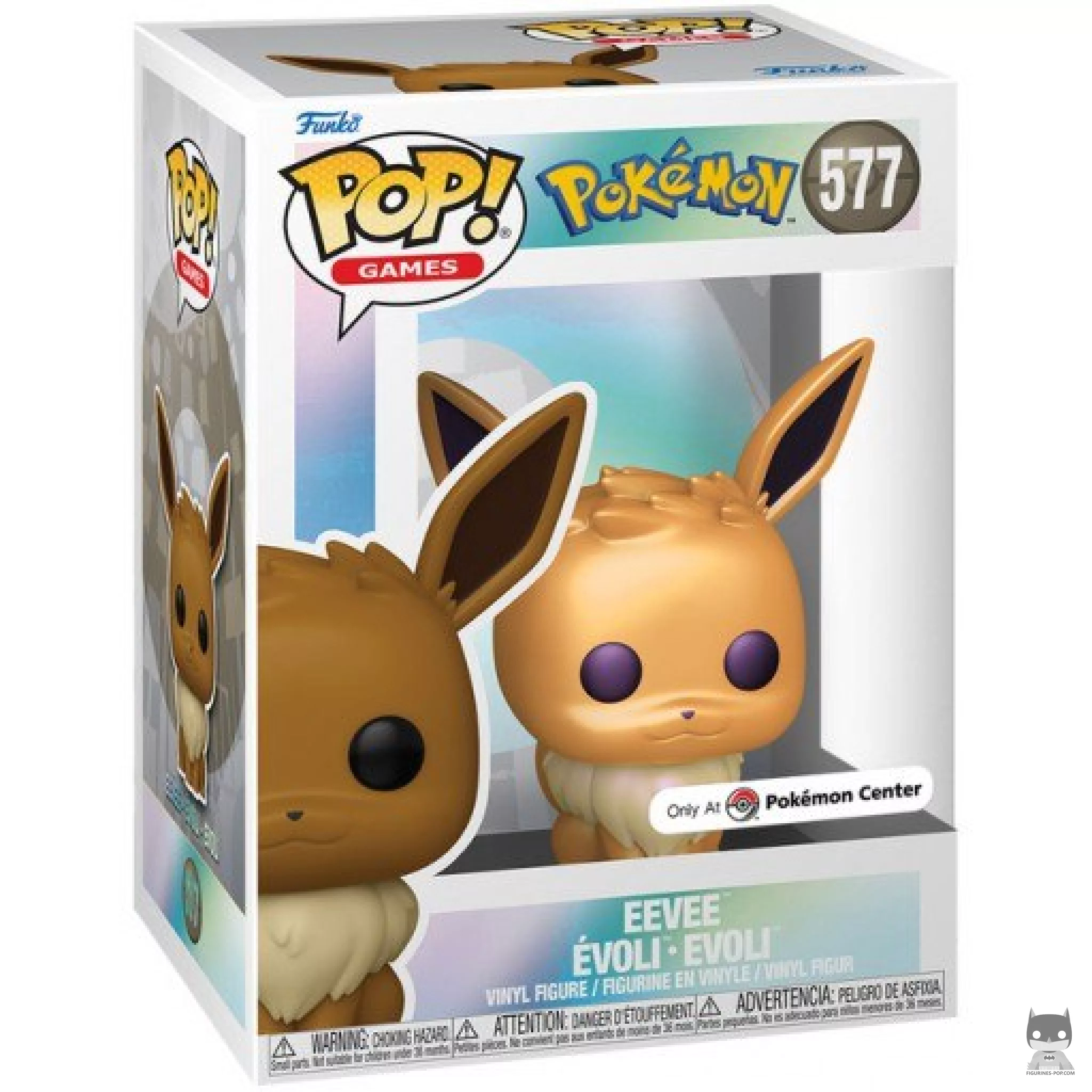 Figurine Funko POP Évoli (Pearlescent) avec boîte