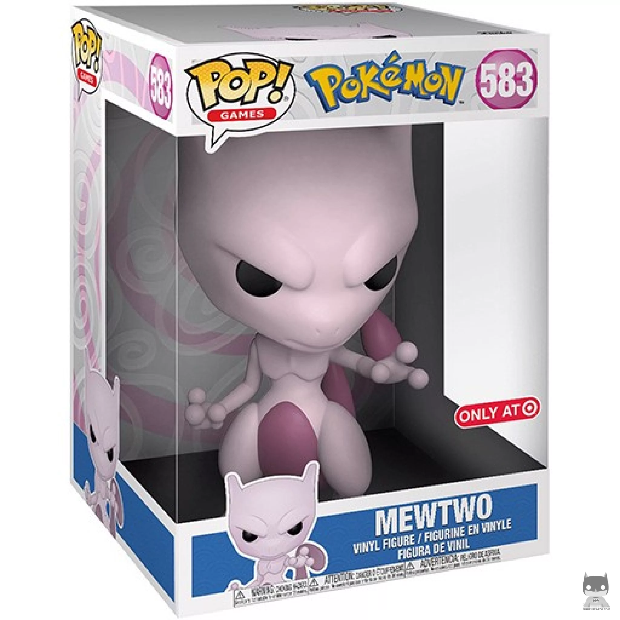 Figurine Funko POP Mewtwo (Supersized 10'') avec boîte
