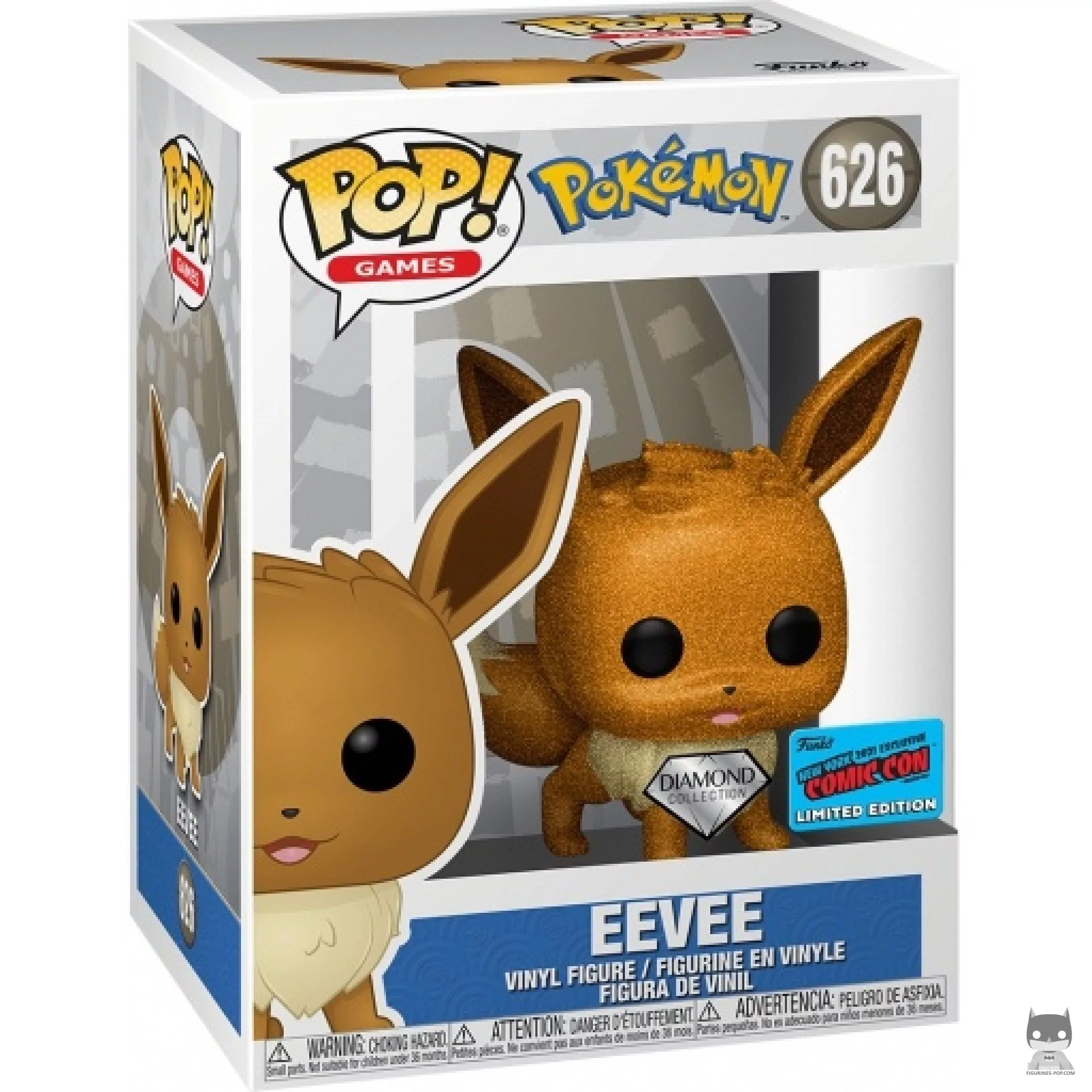 Figurine Funko POP Evoli (Diamond Glitter) avec boîte