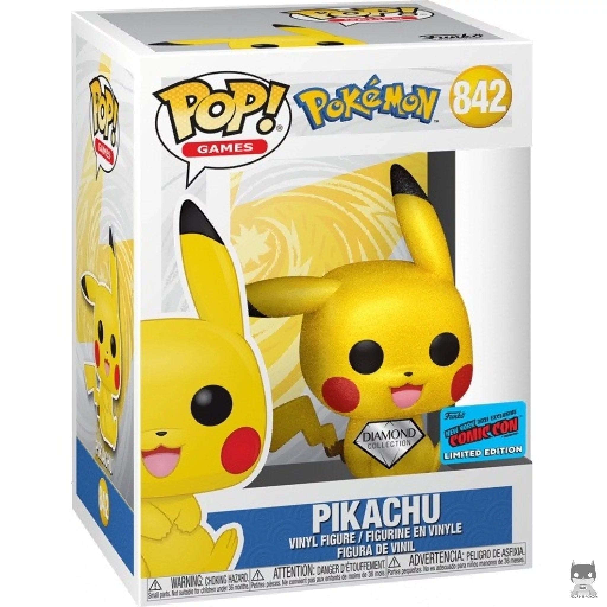 Figurine Funko POP Pikachu (Diamond Glitter) avec boîte