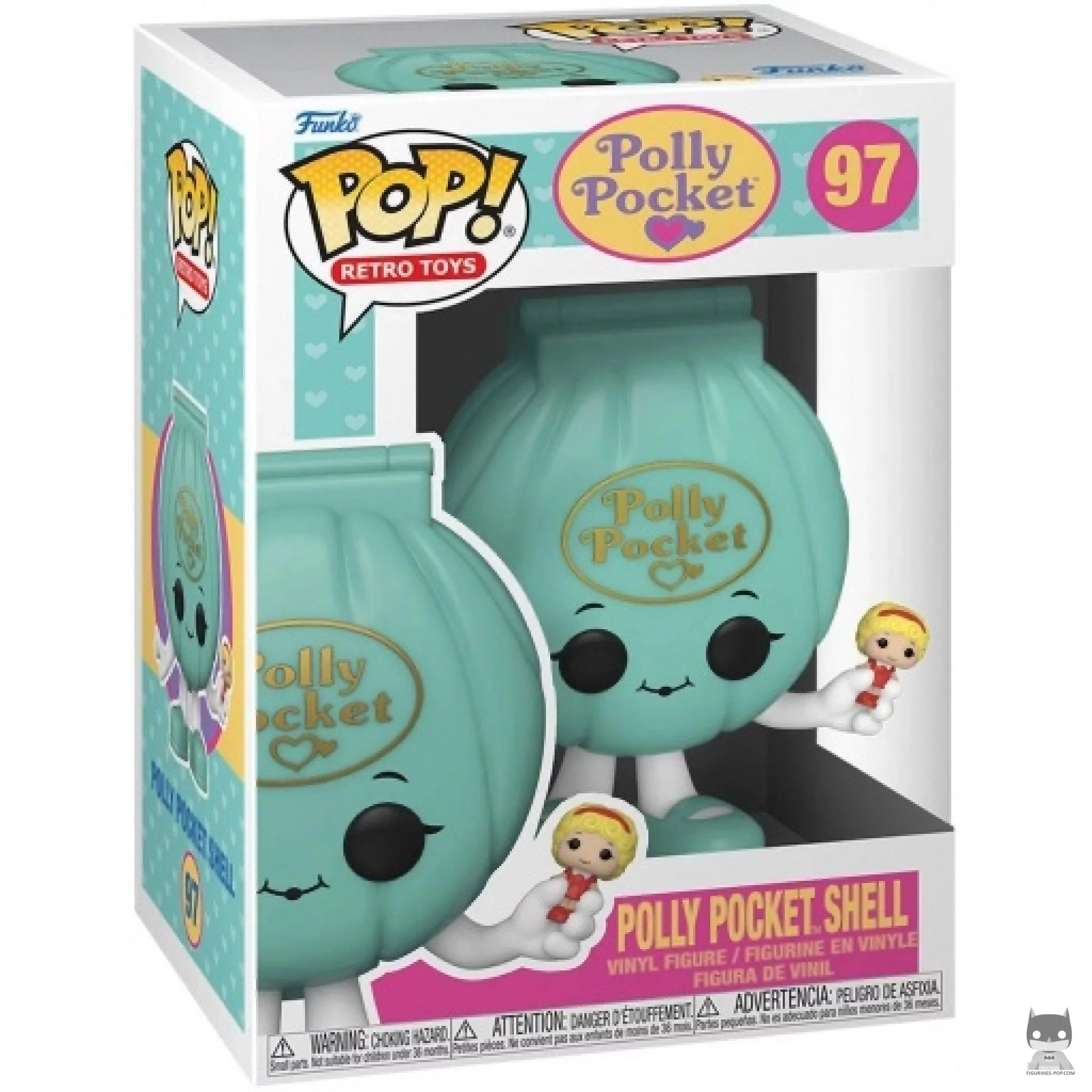 Figurine Funko POP Coquillage Polly Pocket avec boîte