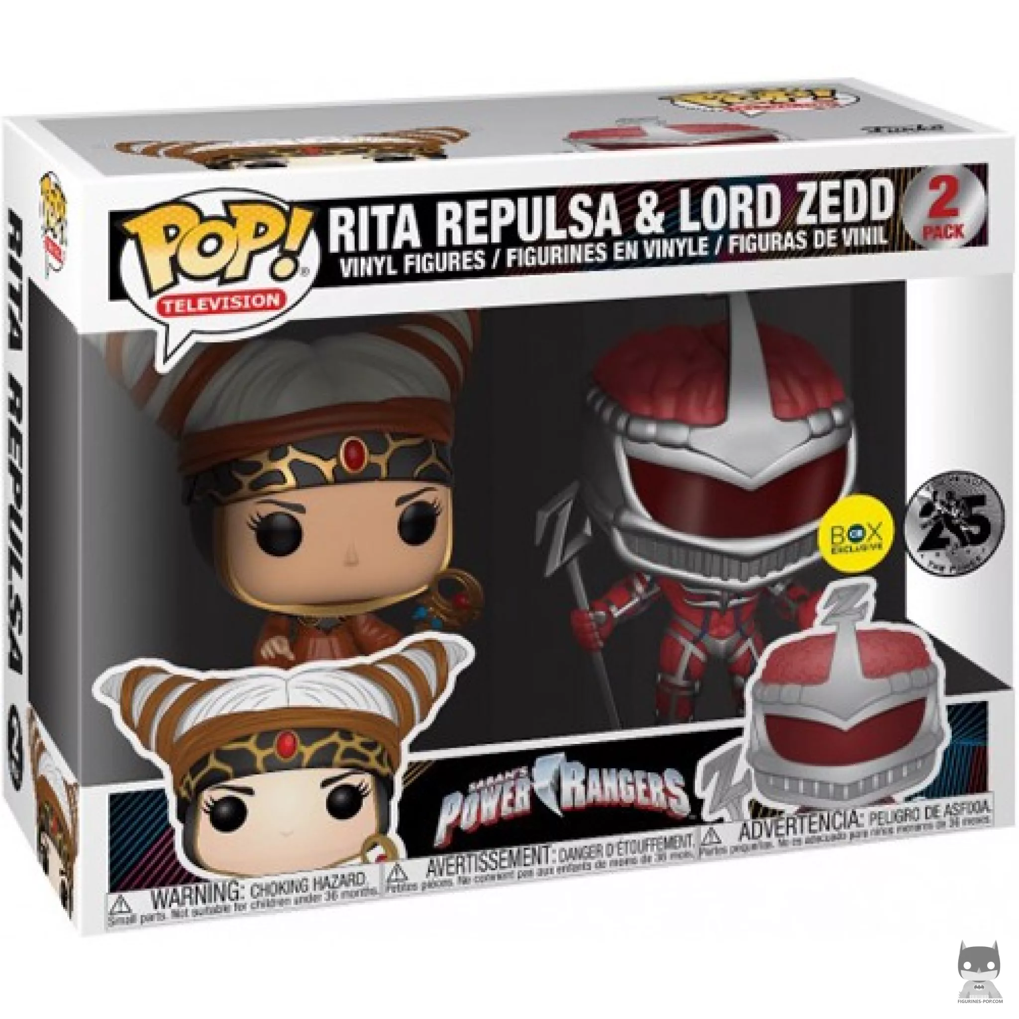 Figurine Funko POP Rita & Lord Zedd avec boîte