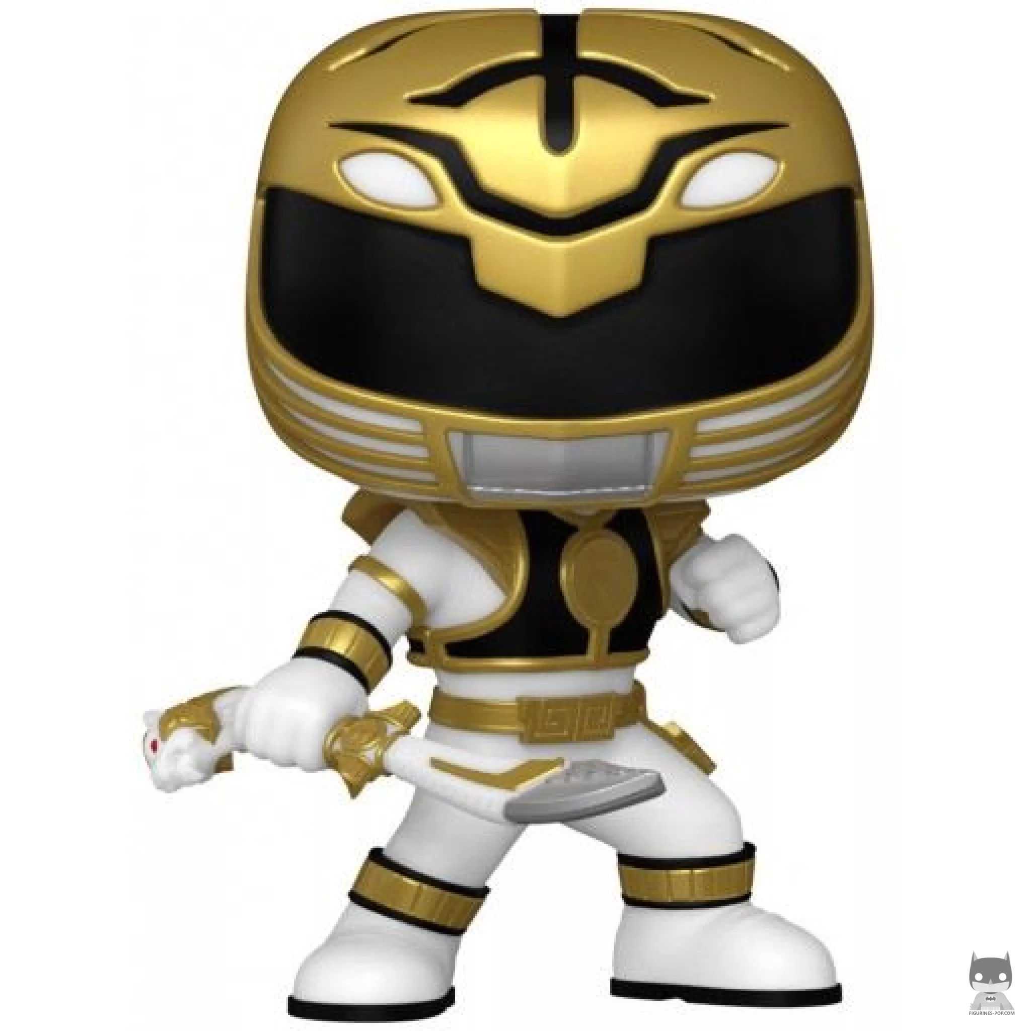 Figurine Funko POP Rangers Blanc avec Épée (Power Rangers)