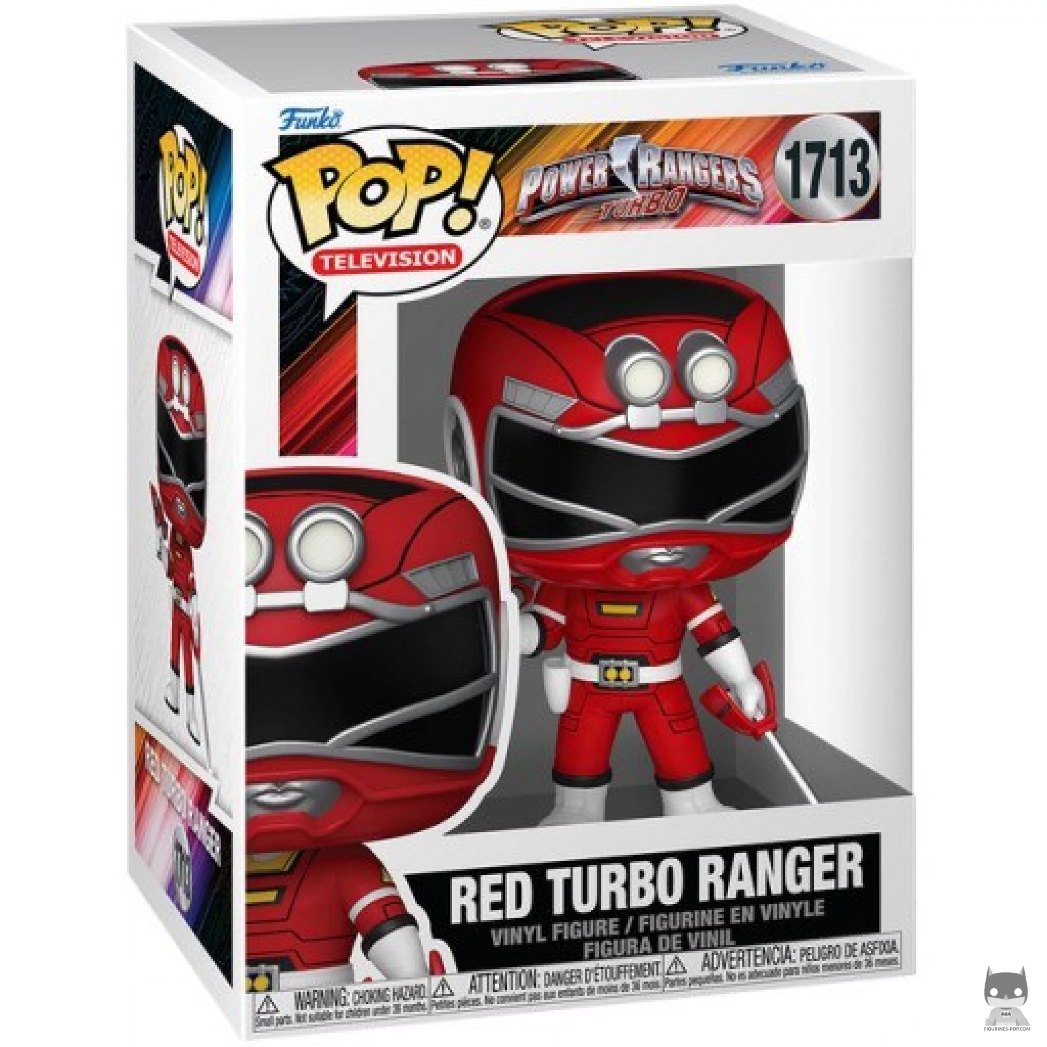 Figurine Funko POP Turbo Ranger Rouge avec boîte