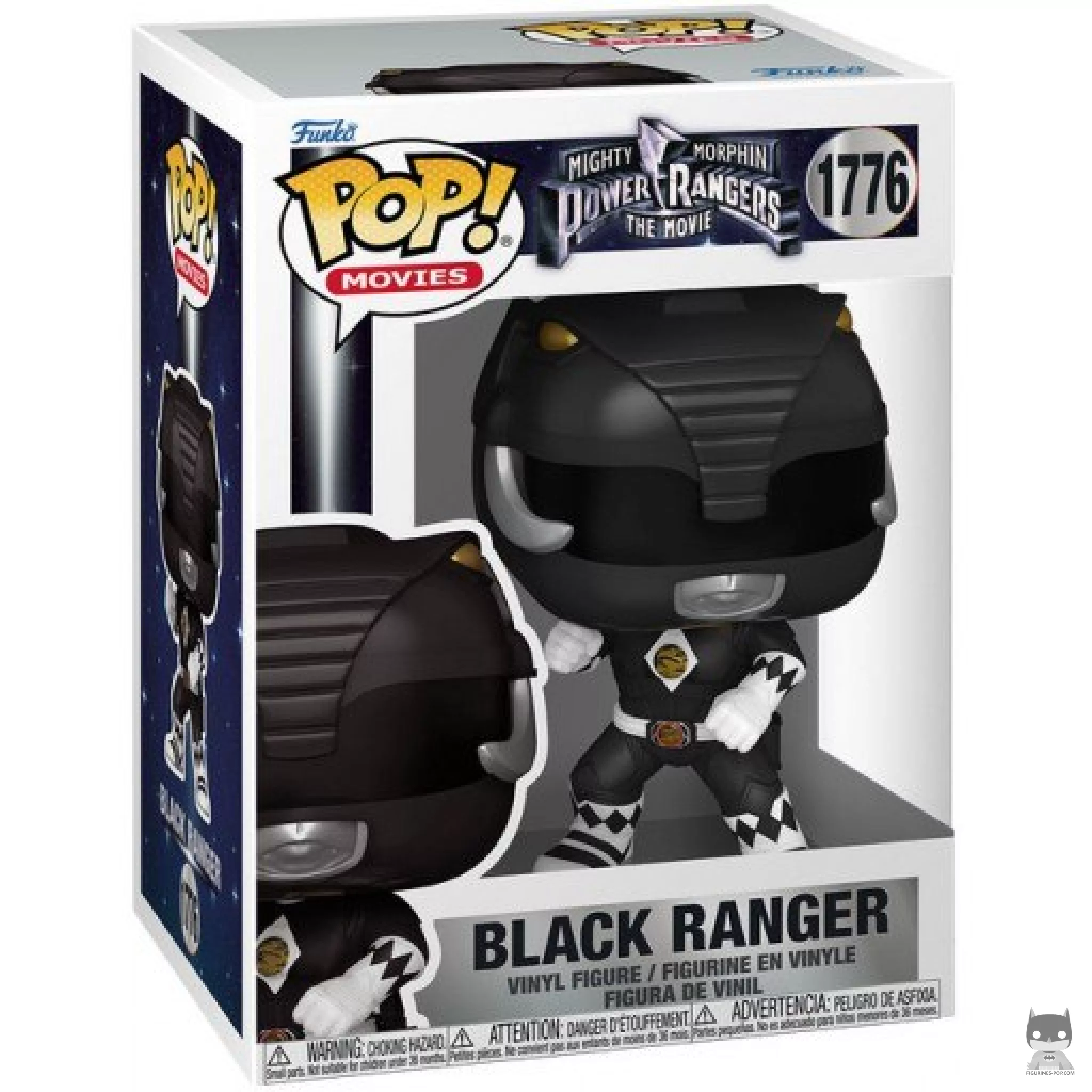 Figurine Funko POP Ranger Noir avec boîte