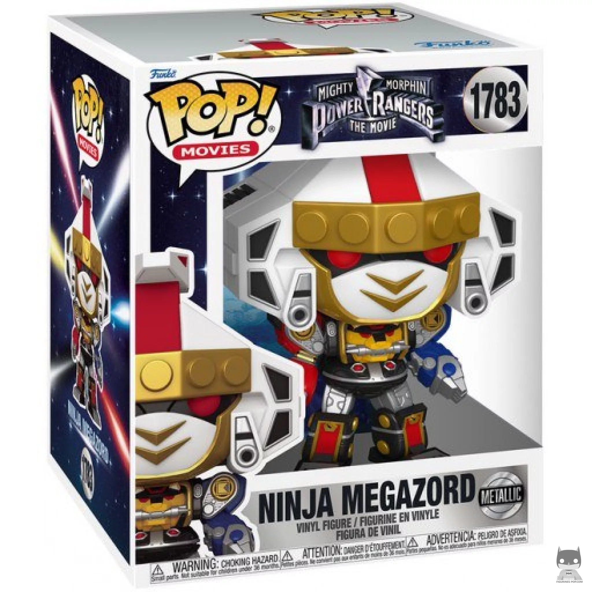 Figurine Funko POP Ninja Megazord (SuperSized & Metallic) avec boîte