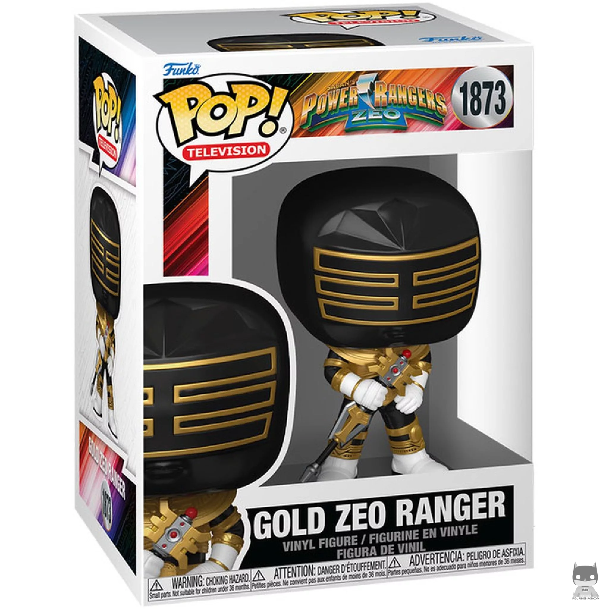 Figurine Funko POP Ranger Zeo Or avec boîte