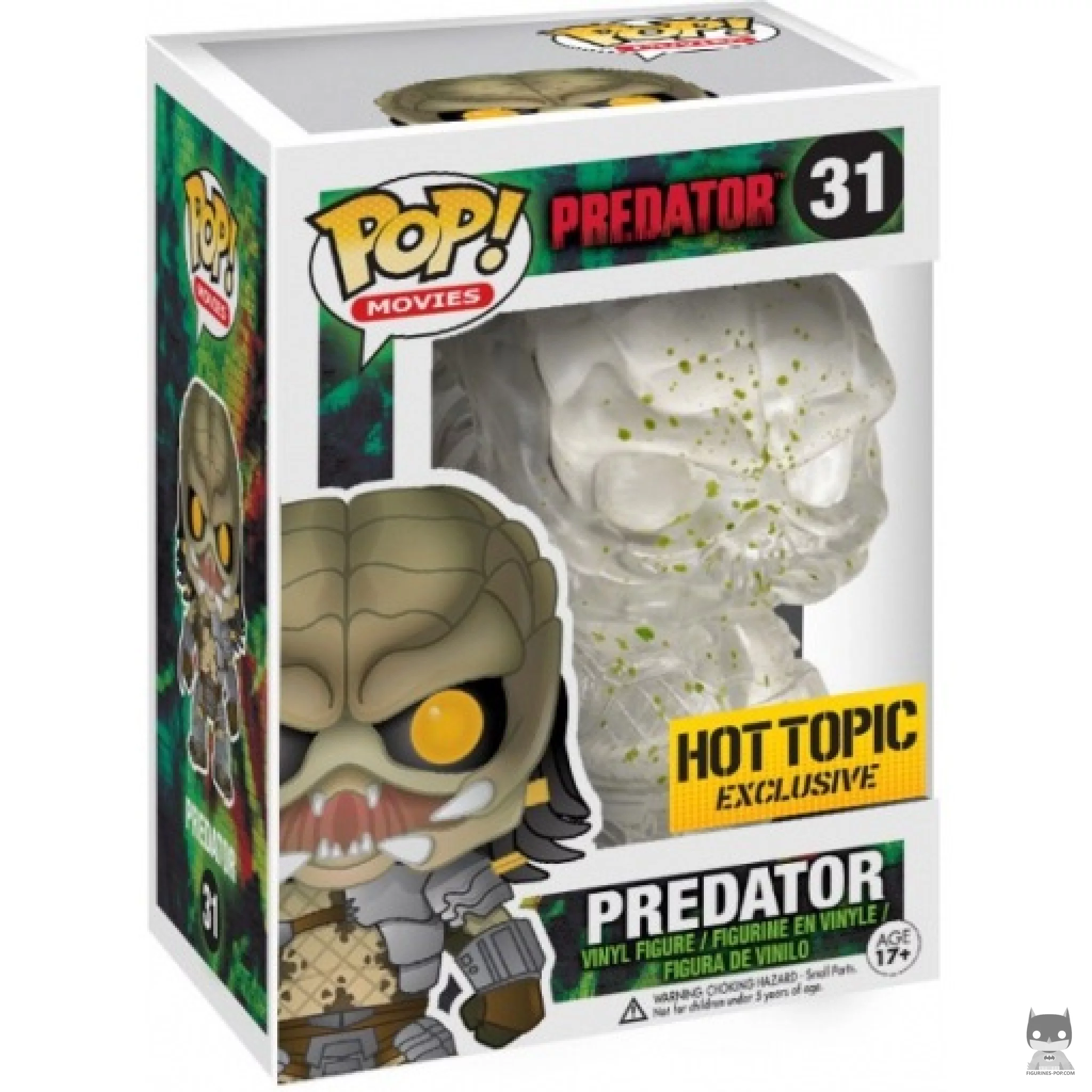 Figurine Funko POP Predator (Bloody & Translucent) avec boîte