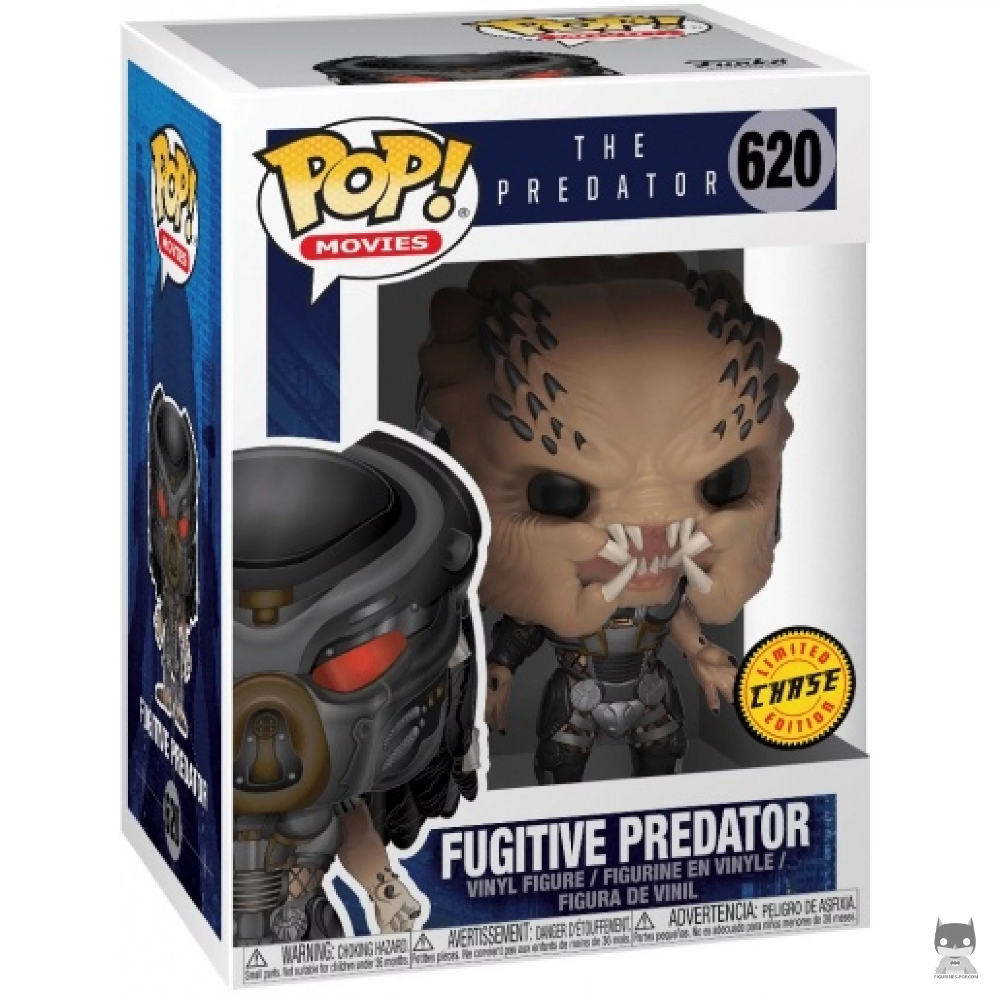 Figurine Funko POP Fugitive Predator sans masque (Chase) avec boîte