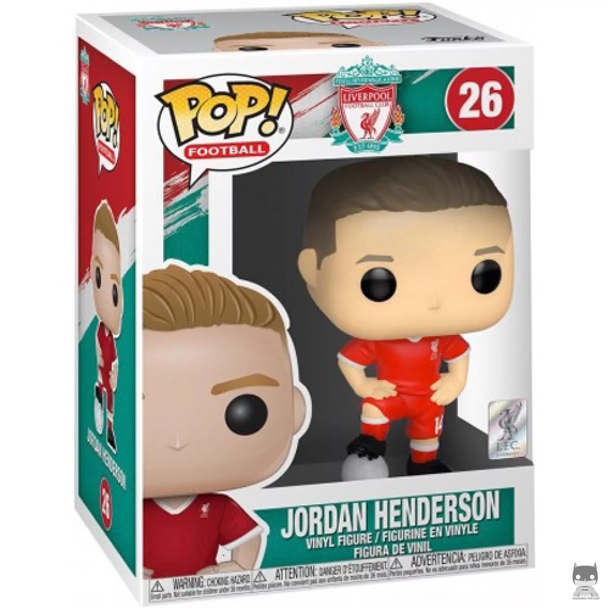 Figurine Funko POP Jordan Henderson (Liverpool) avec boîte