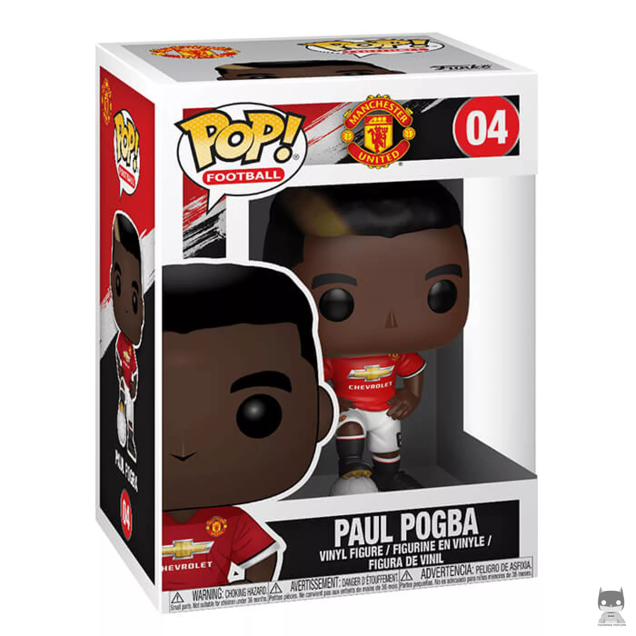 Figurine Funko POP Paul Pogba (Manchester United) avec boîte