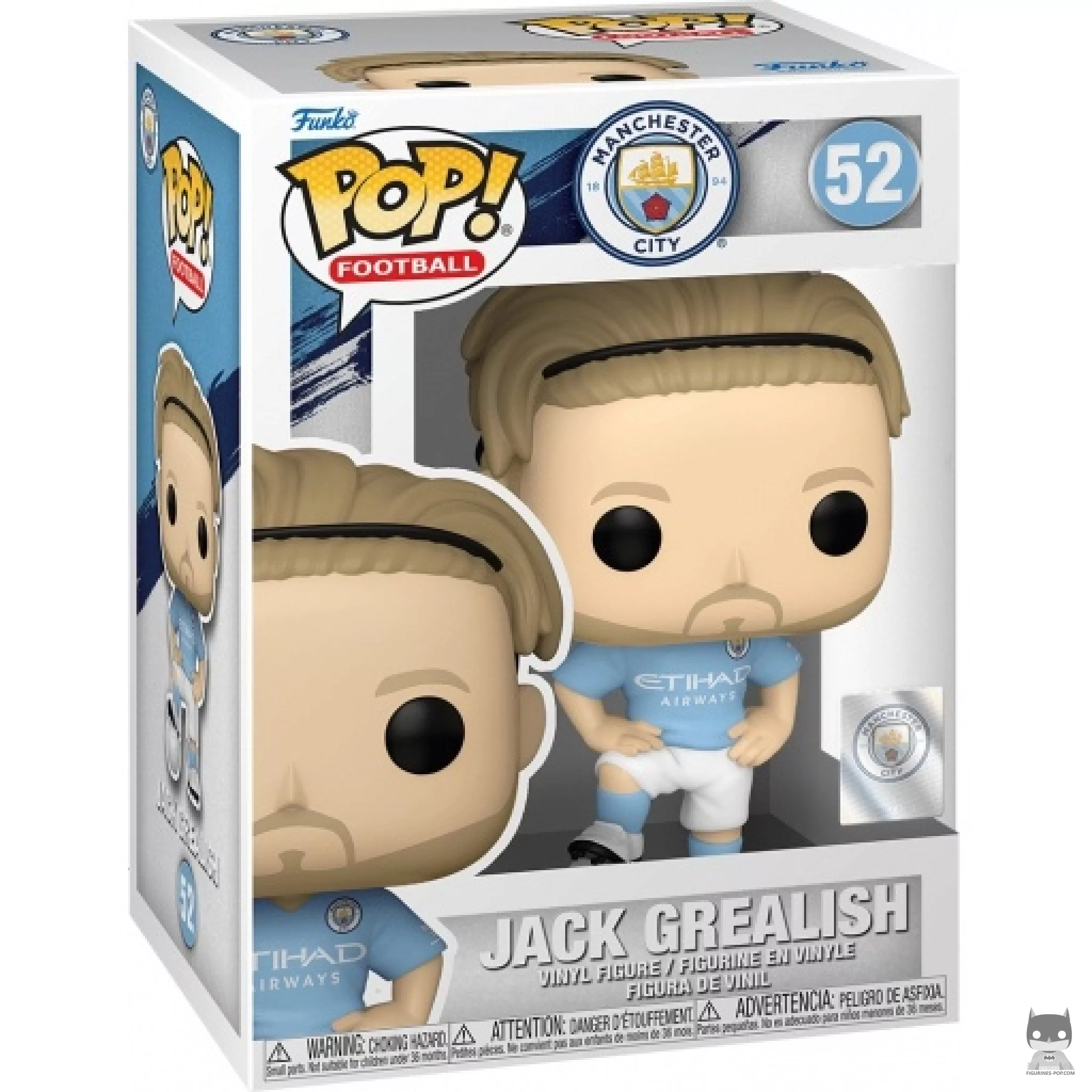 Figurine Funko POP Jack Grealish (Manchester City) avec boîte