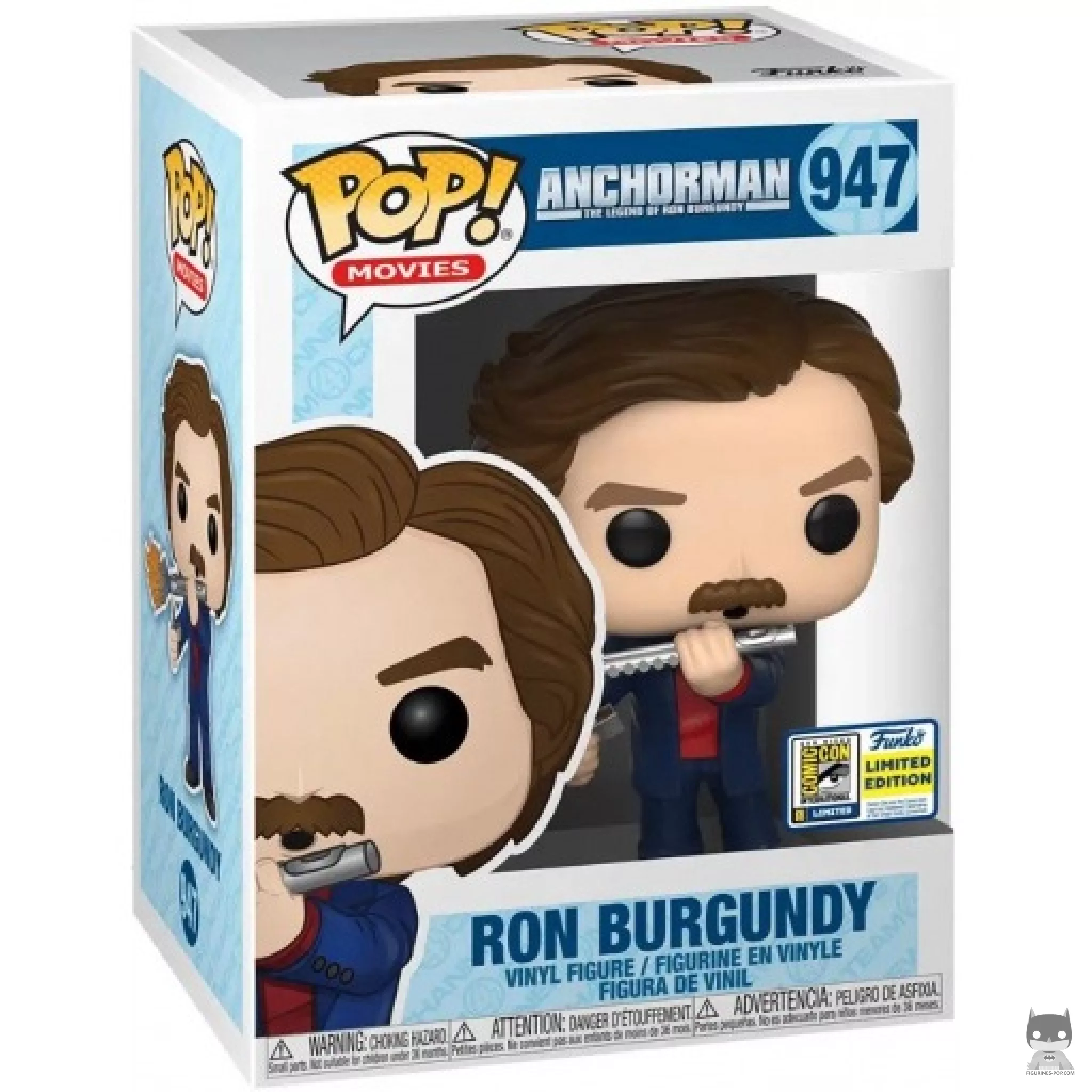 Figurine Funko POP Ron Burgundy avec boîte