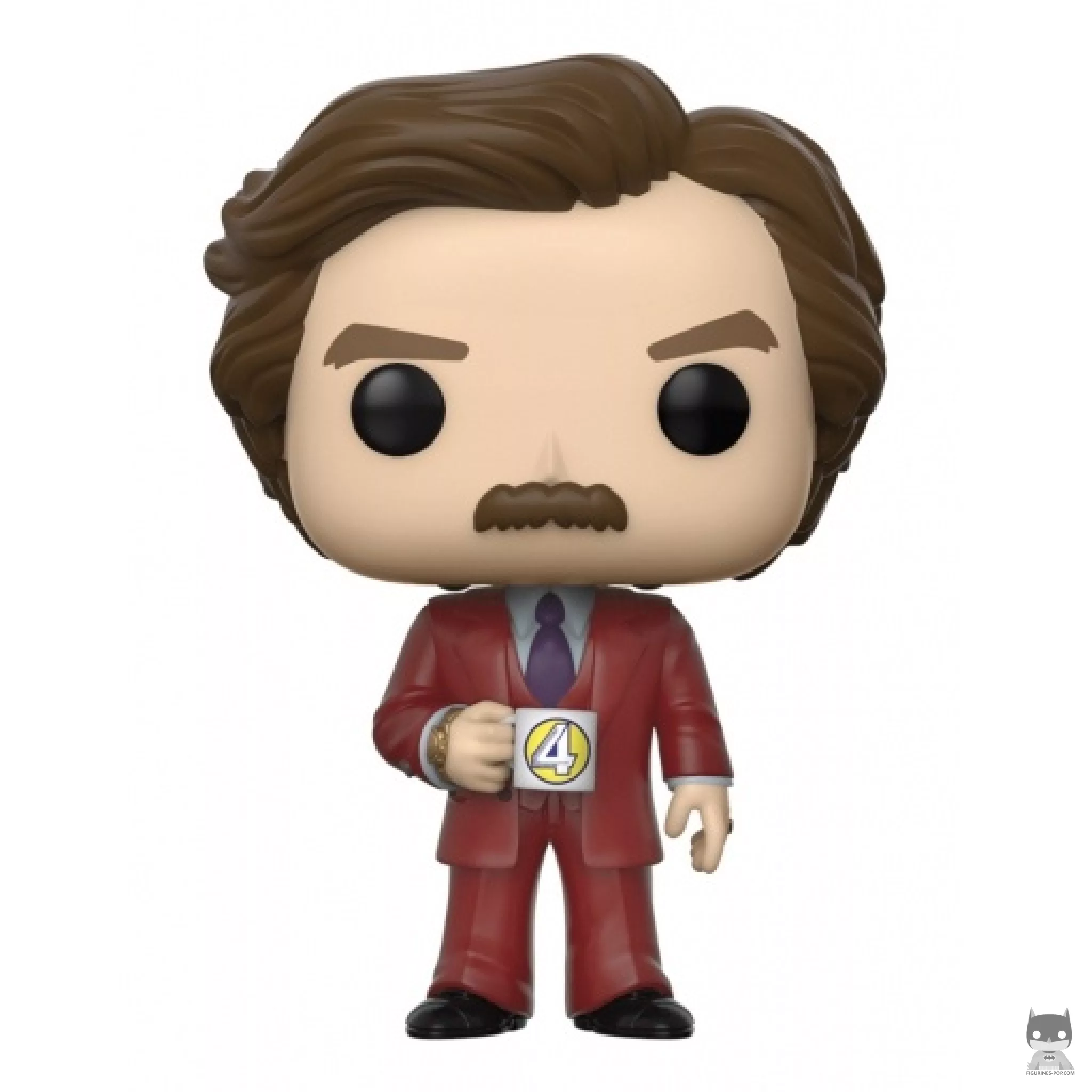 Figurine Funko POP Ron Burgundy (Présentateur vedette : La Légende de Ron Burgundy)