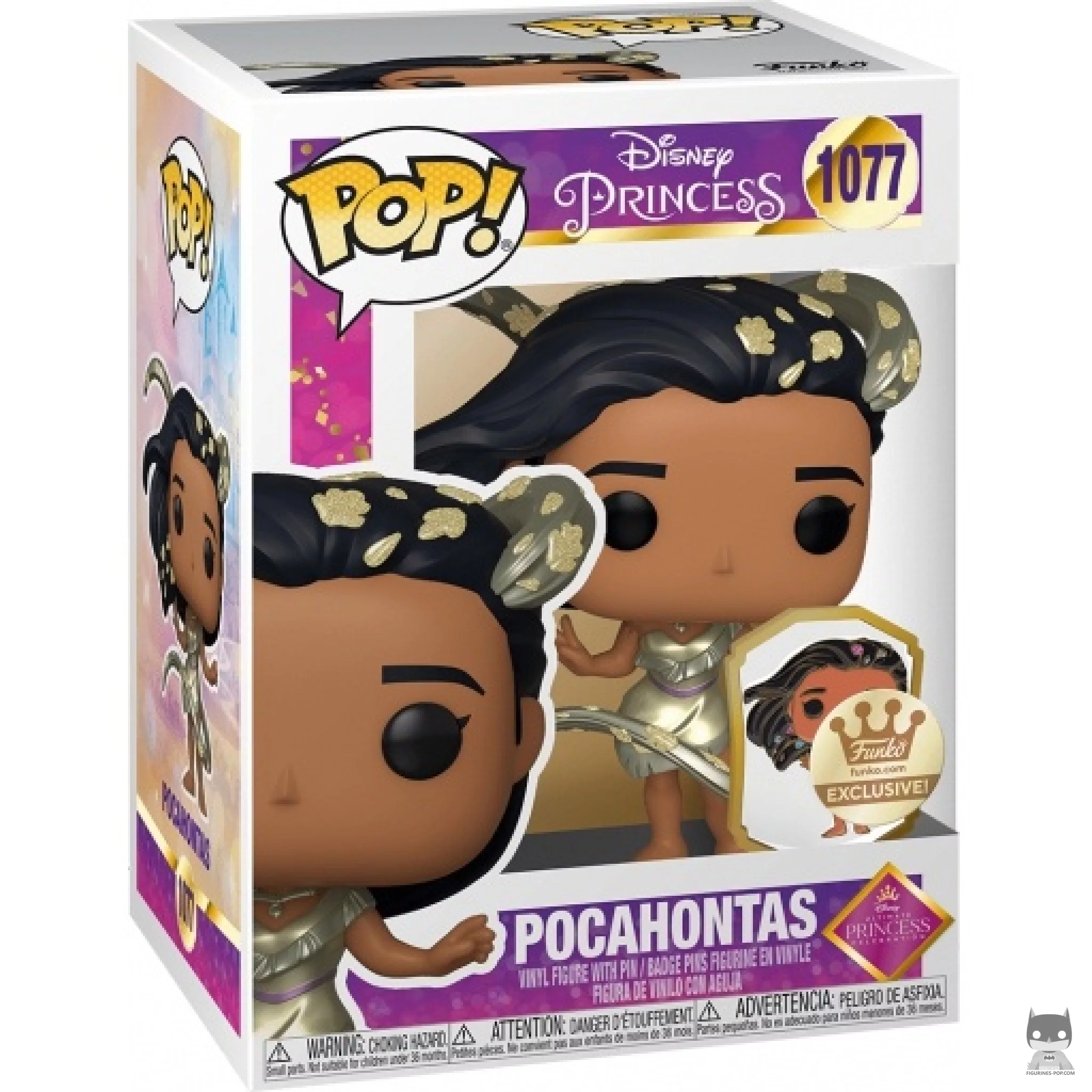 Figurine Funko POP Pocahontas (Gold) avec boîte