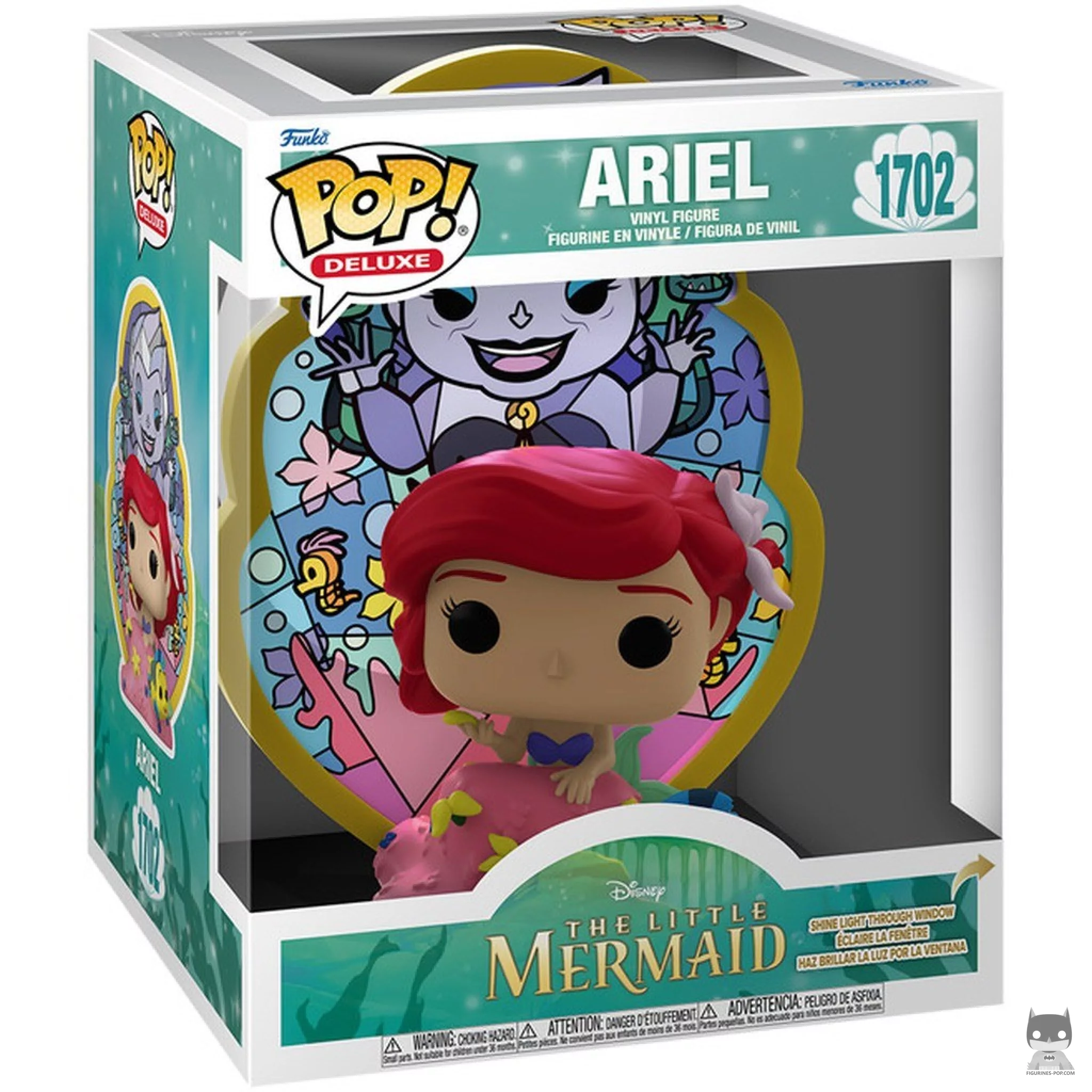 Figurine Funko POP Ariel (Vitrail) avec boîte