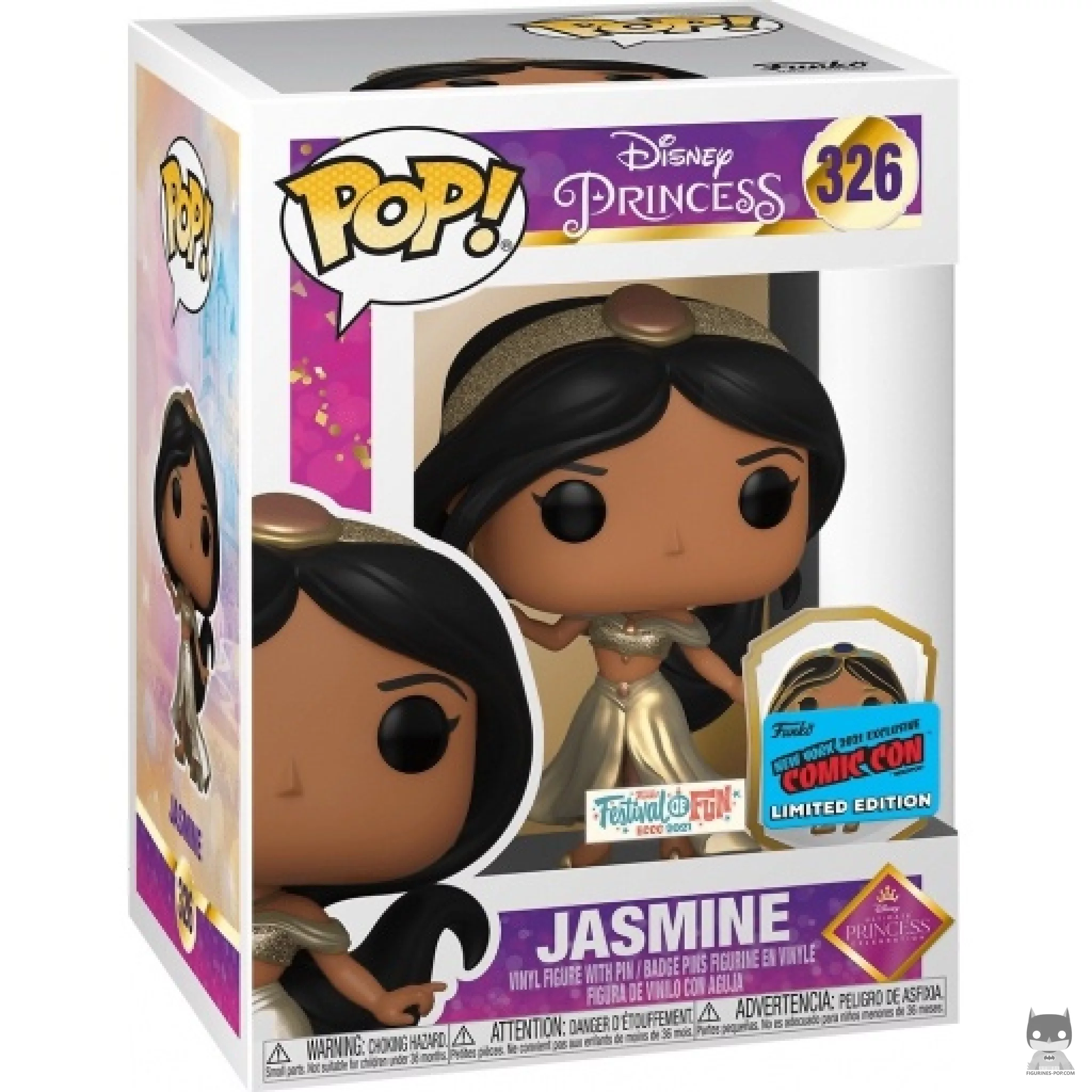 Figurine Funko POP Jasmine avec boîte