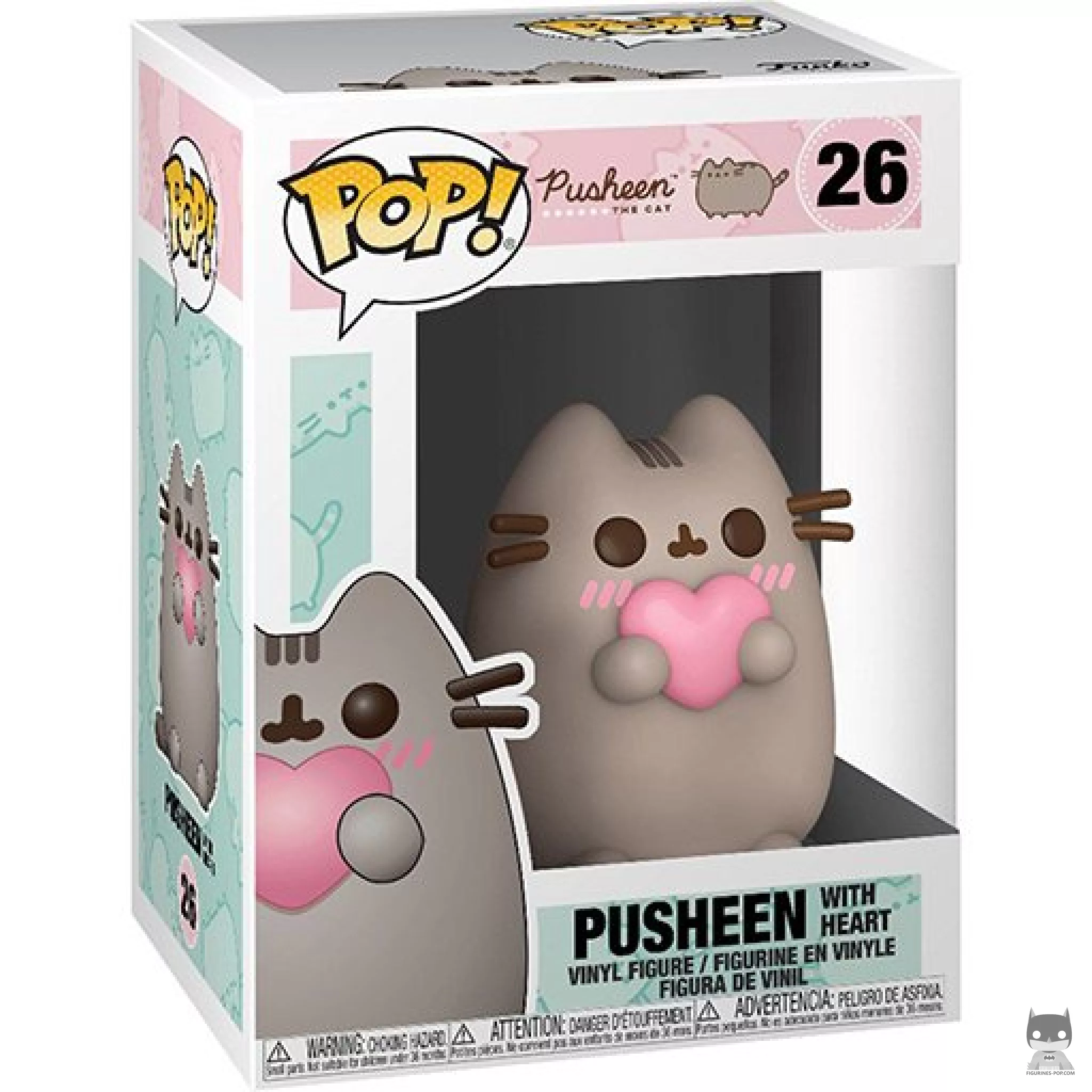 Figurine Funko POP Pusheen avec cœur avec boîte