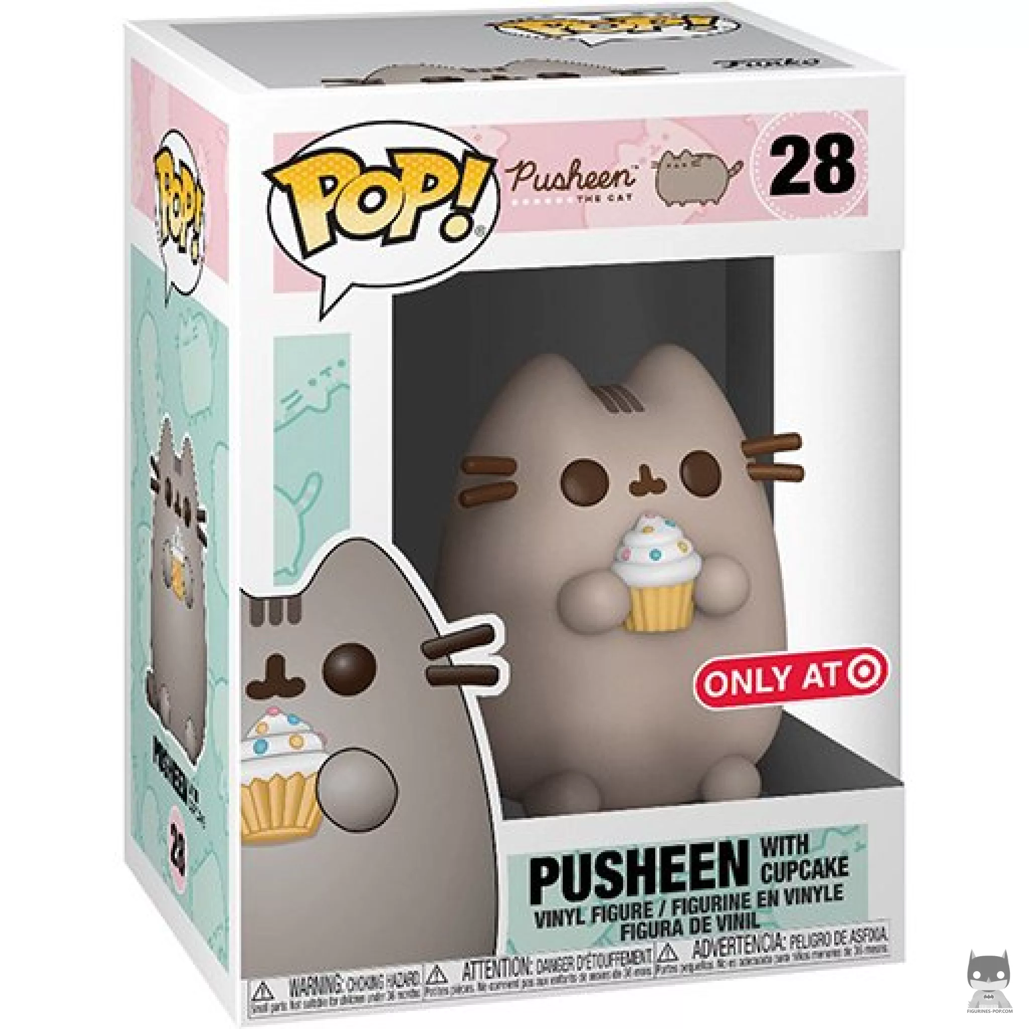 Figurine Funko POP Pusheen avec cupcake avec boîte
