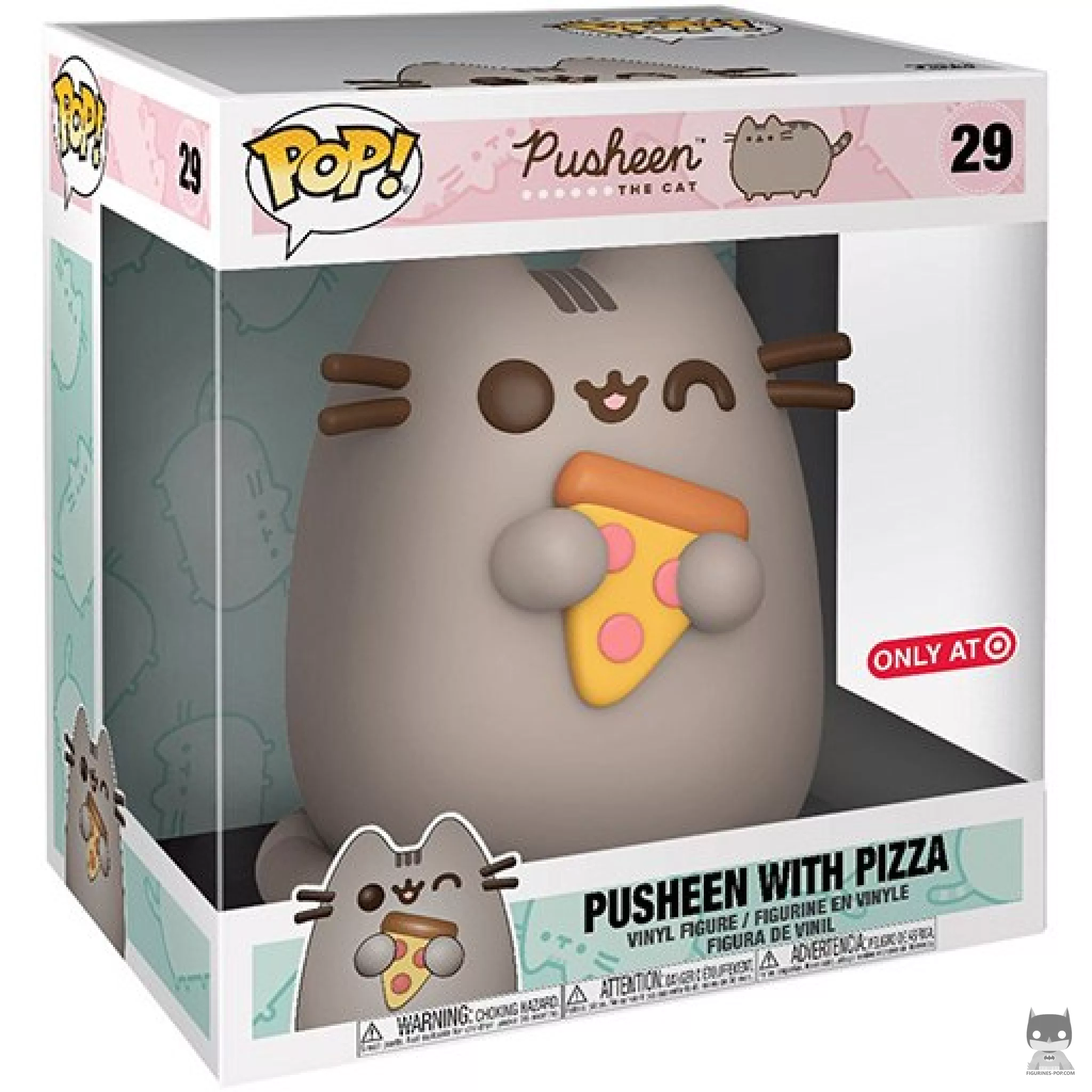 Figurine Funko POP Pusheen avec pizza (Supersized) avec boîte