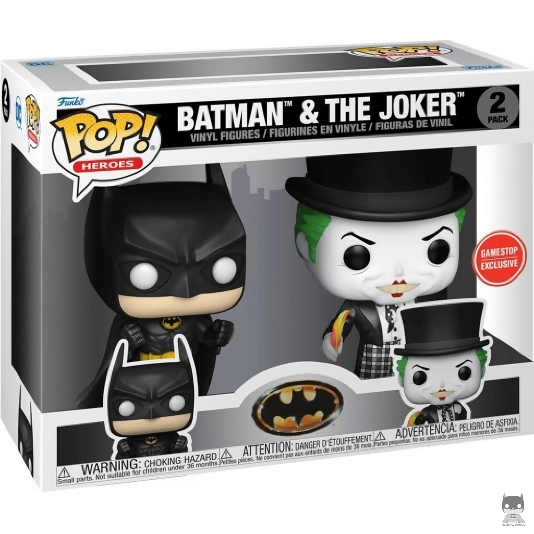 Figurine Funko POP Batman & Le Joker  (Batman 1989) avec boîte