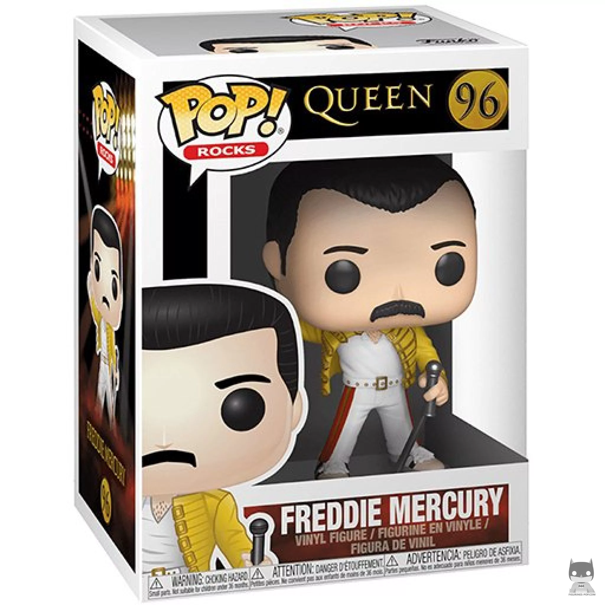 Figurine Funko POP Freddie Mercury (Wembley 1986) avec boîte