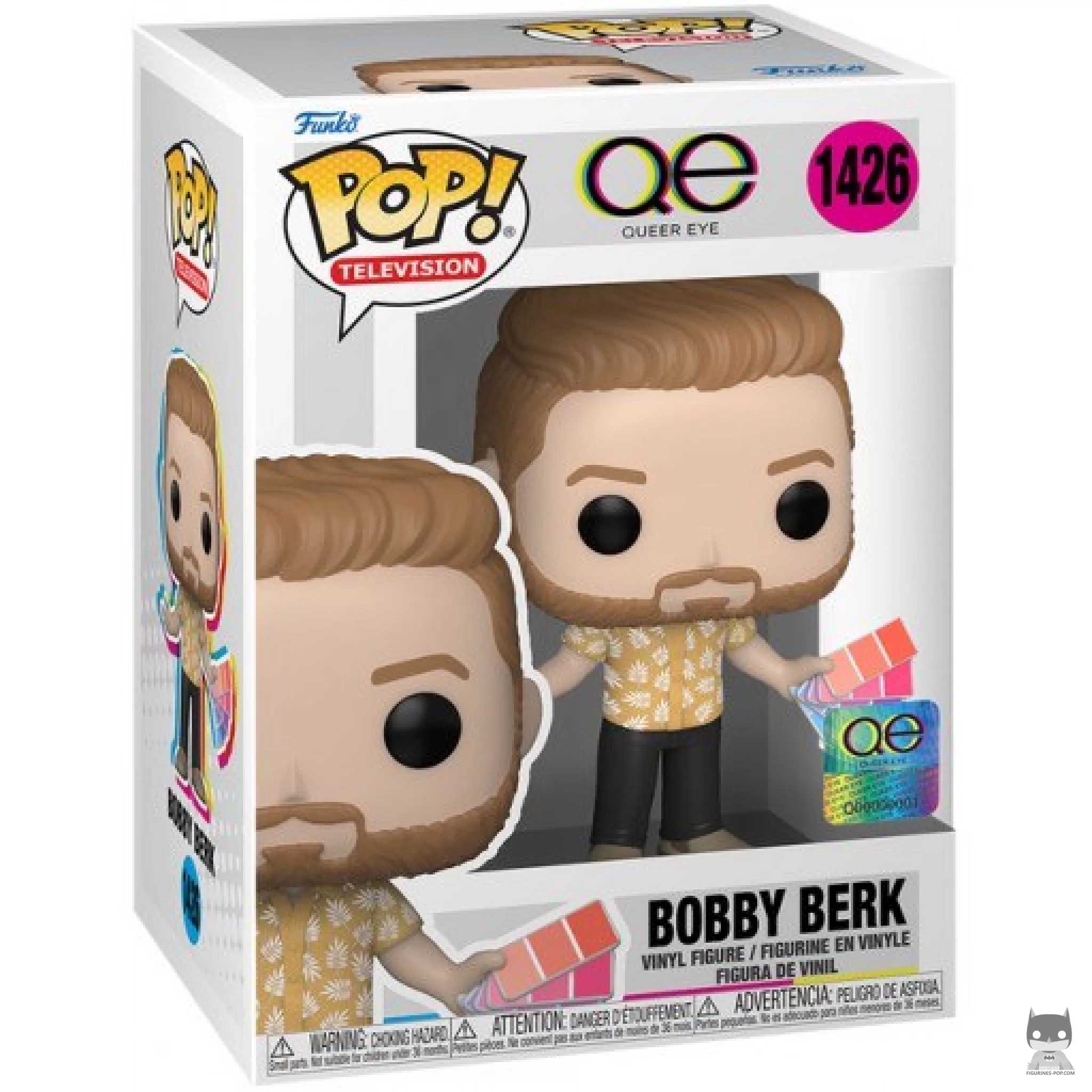 Figurine Funko POP Bobby Berk avec boîte