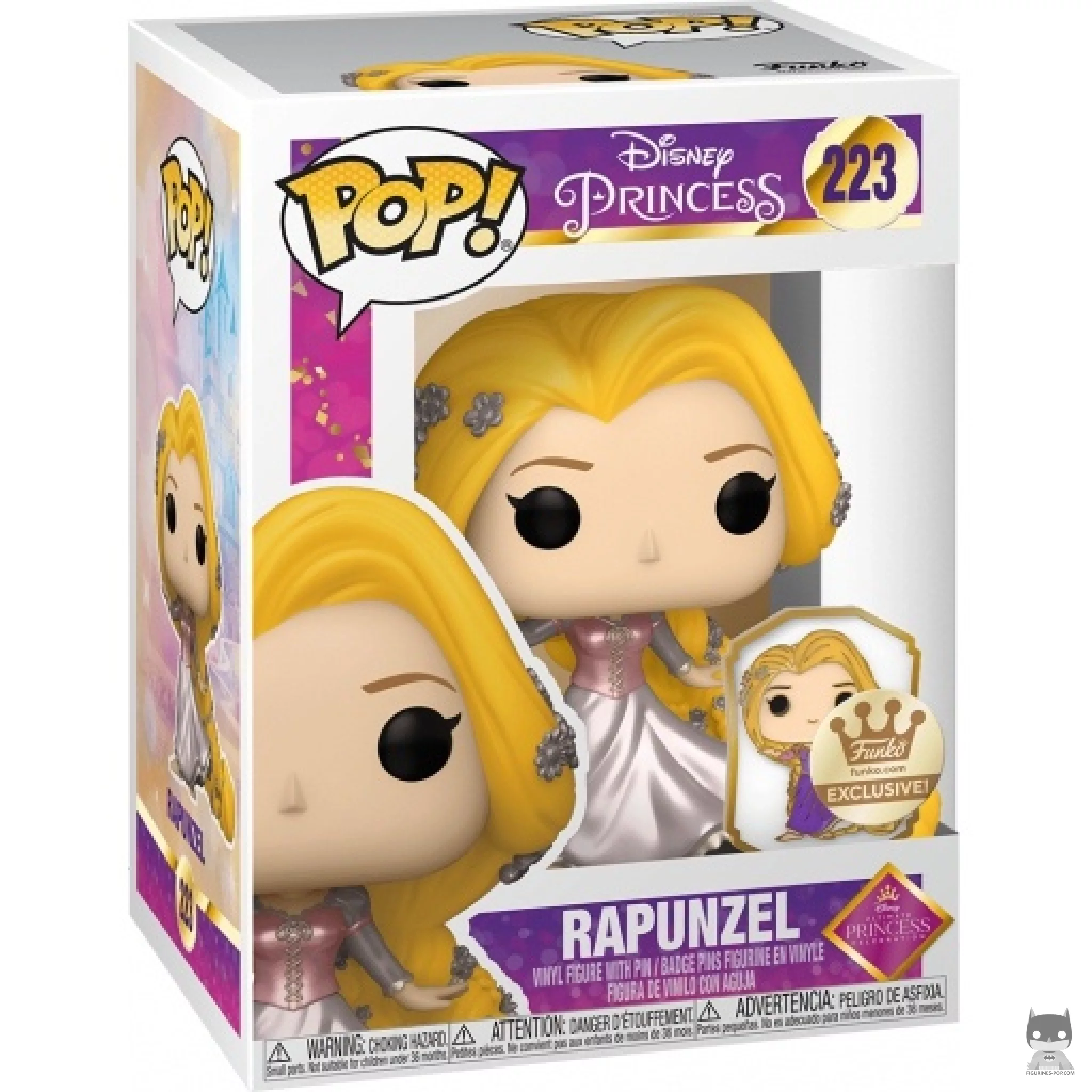 Figurine Funko POP Raiponce (Or) avec boîte