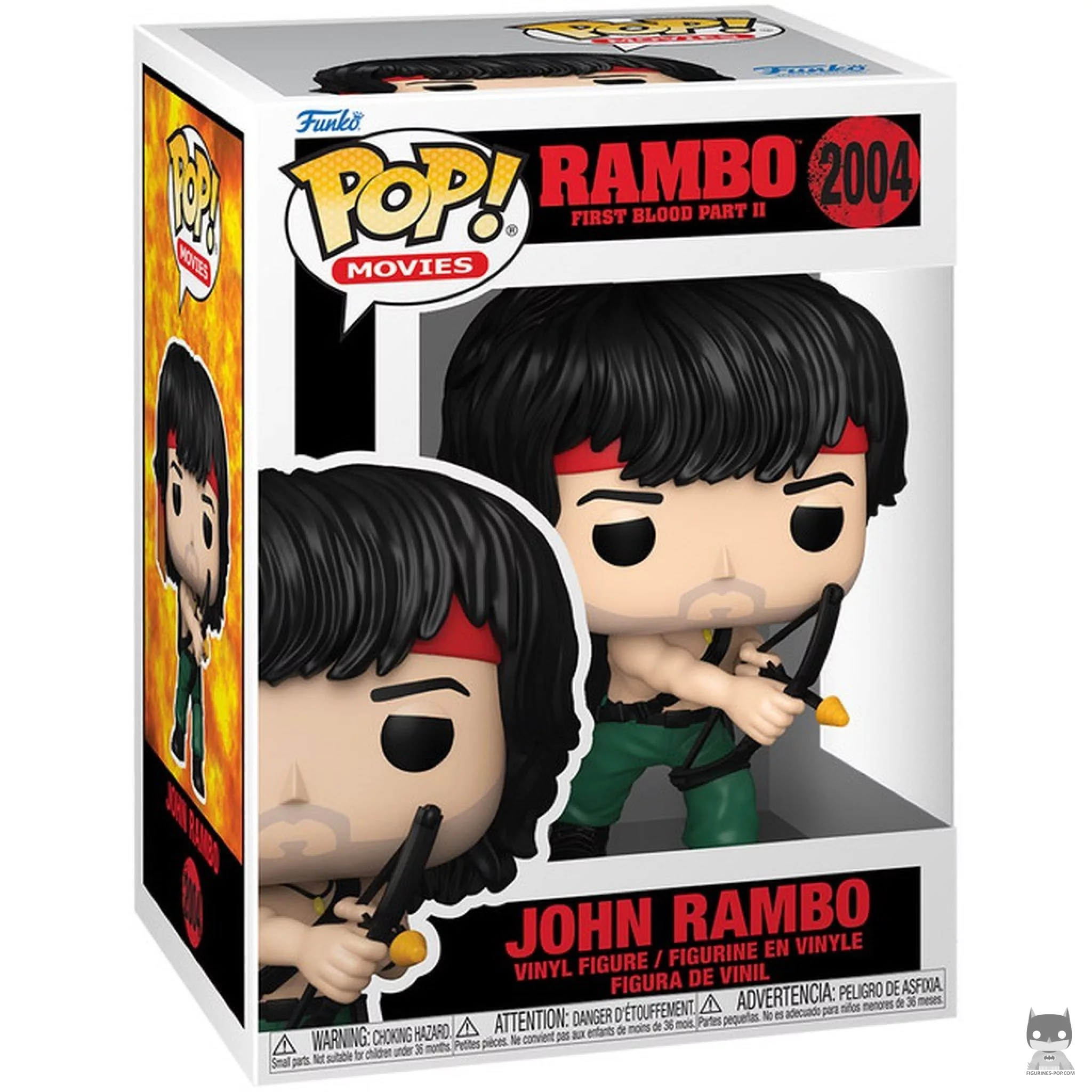 Figurine Funko POP John Rambo avec Arc Explosif avec boîte