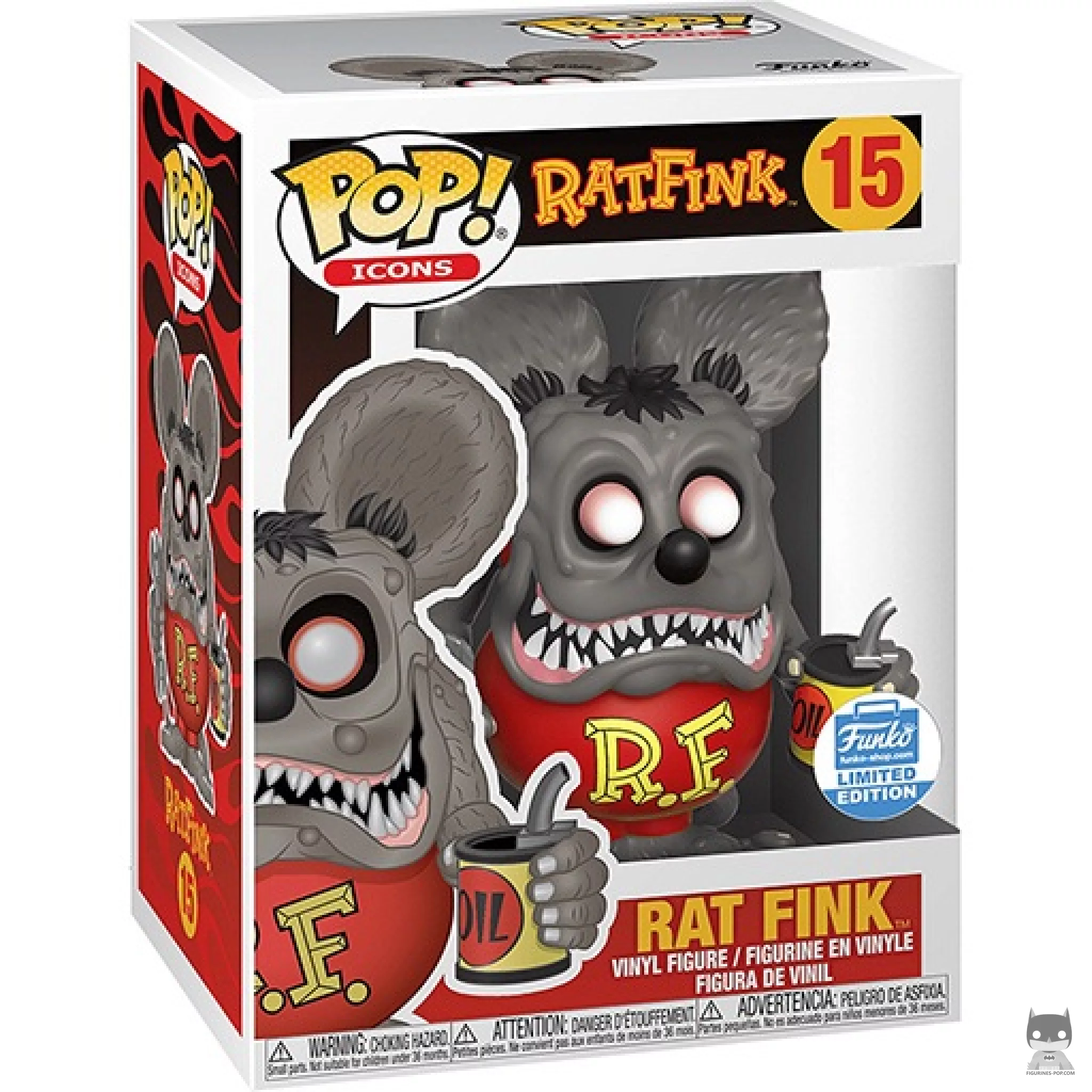 Figurine Funko POP Rat Fink avec boîte