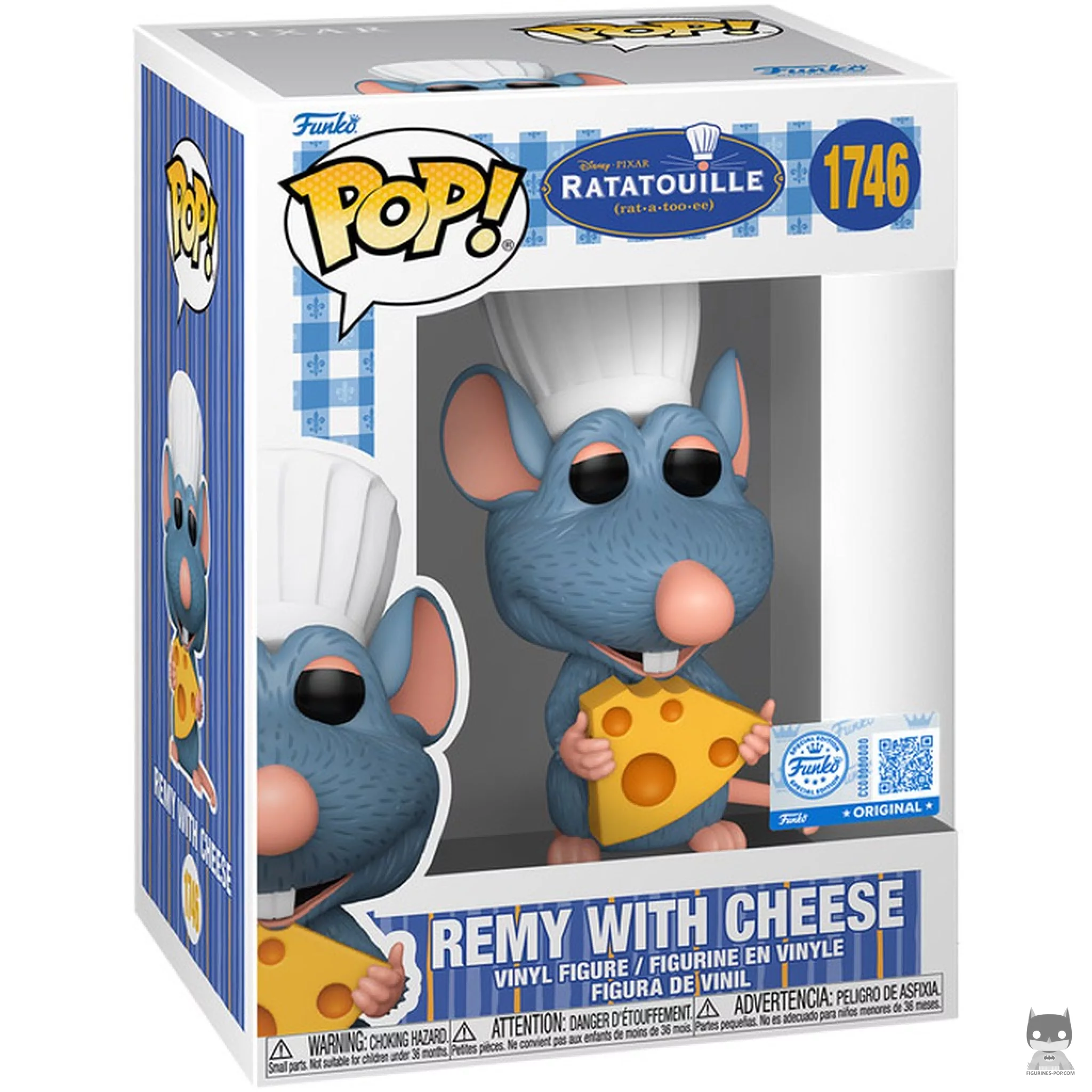 Figurine Funko POP Remy avec fromage avec boîte