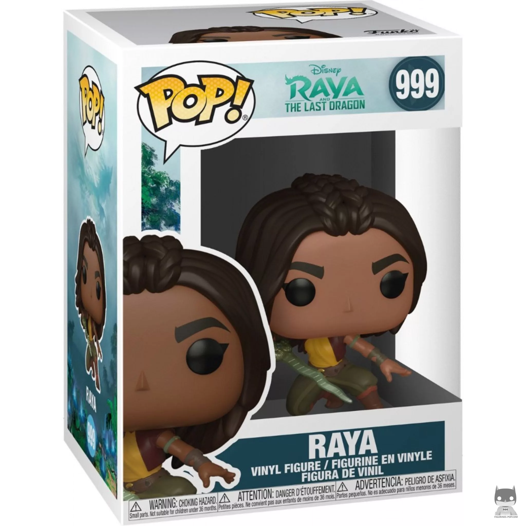 Figurine Funko POP Raya Guerrière avec boîte