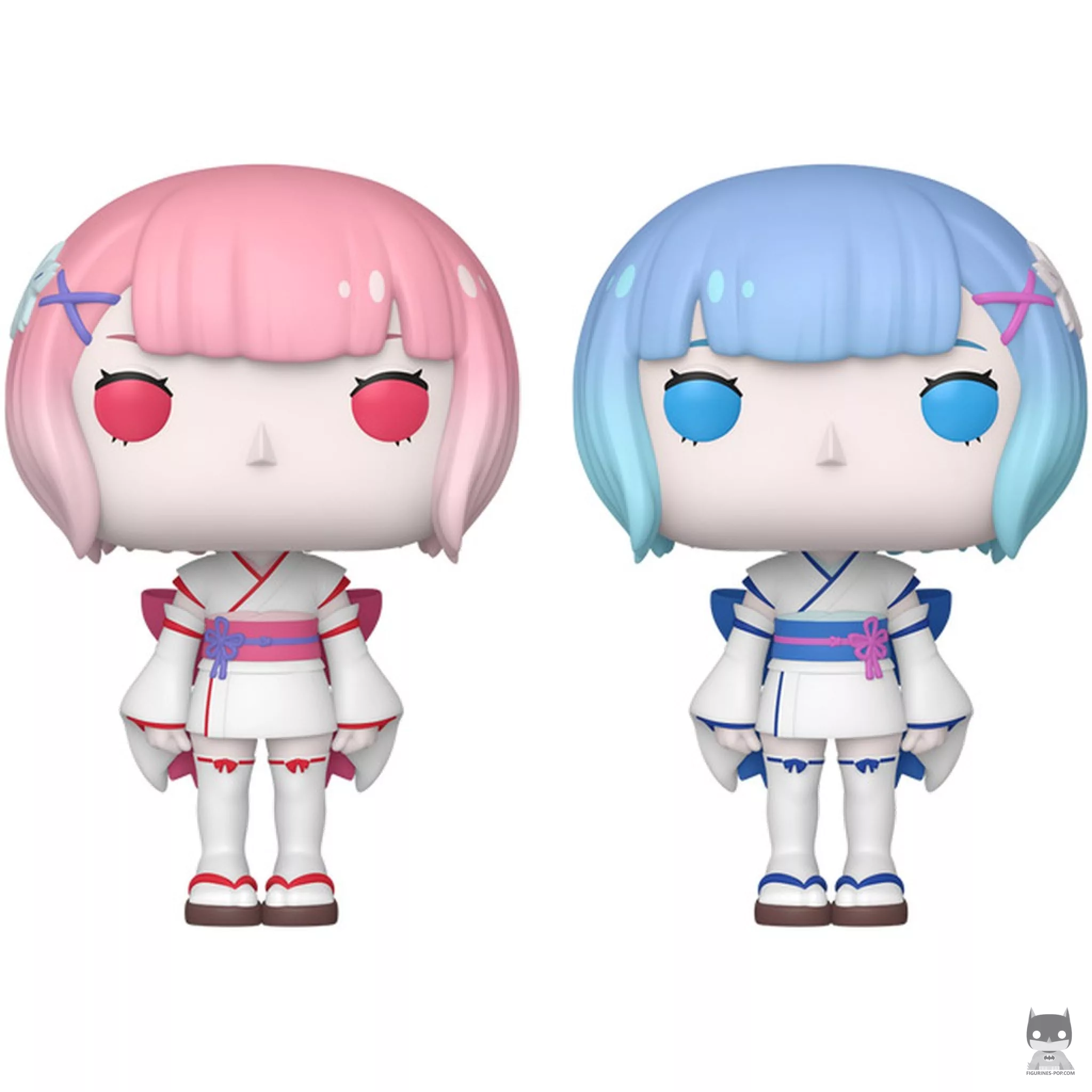 Figurine Funko POP Ram et Rem (version enfant) (Re:Zero - Re:vivre dans un autre monde à partir de zéro)