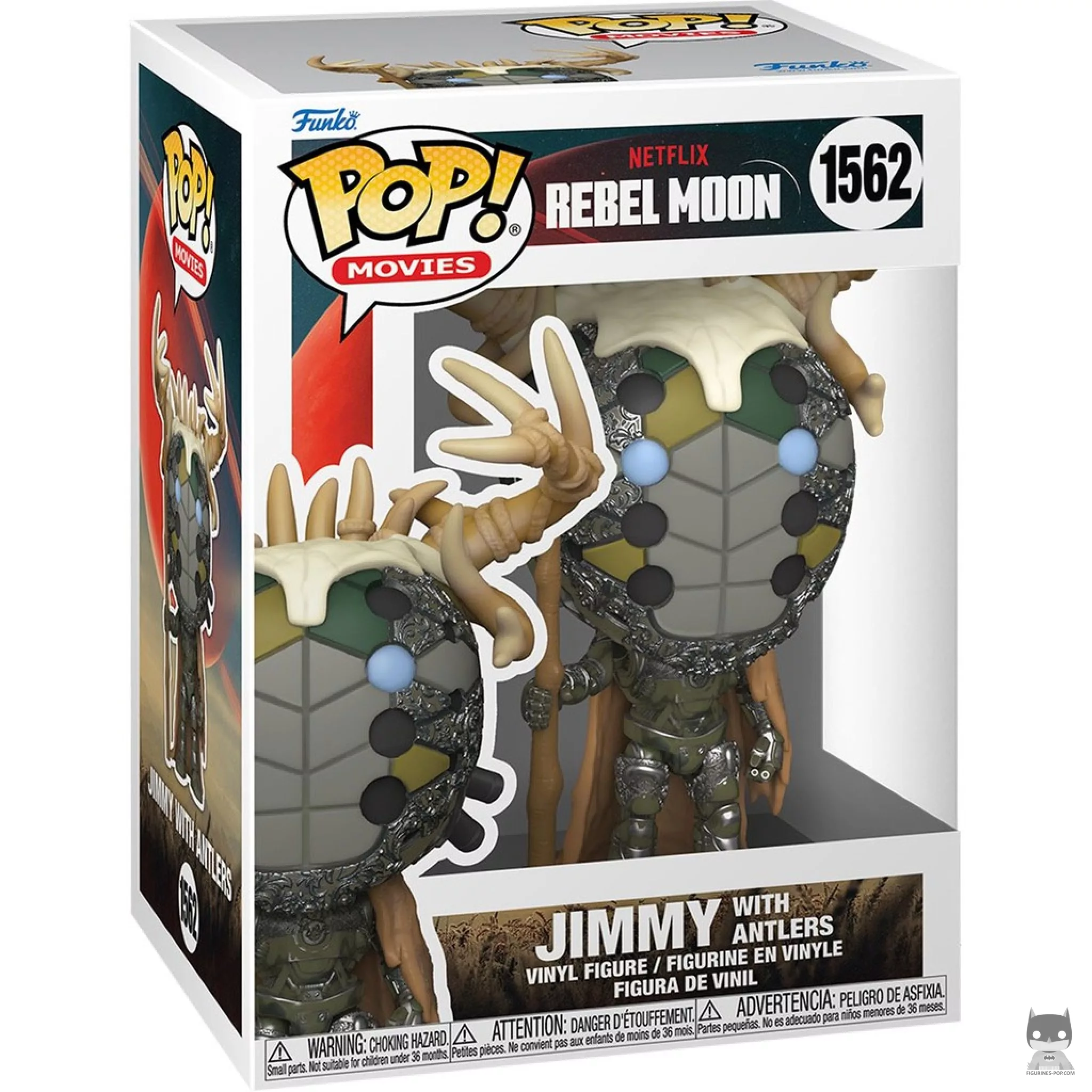 Figurine Funko POP Jimmy avec des bois de cerf avec boîte