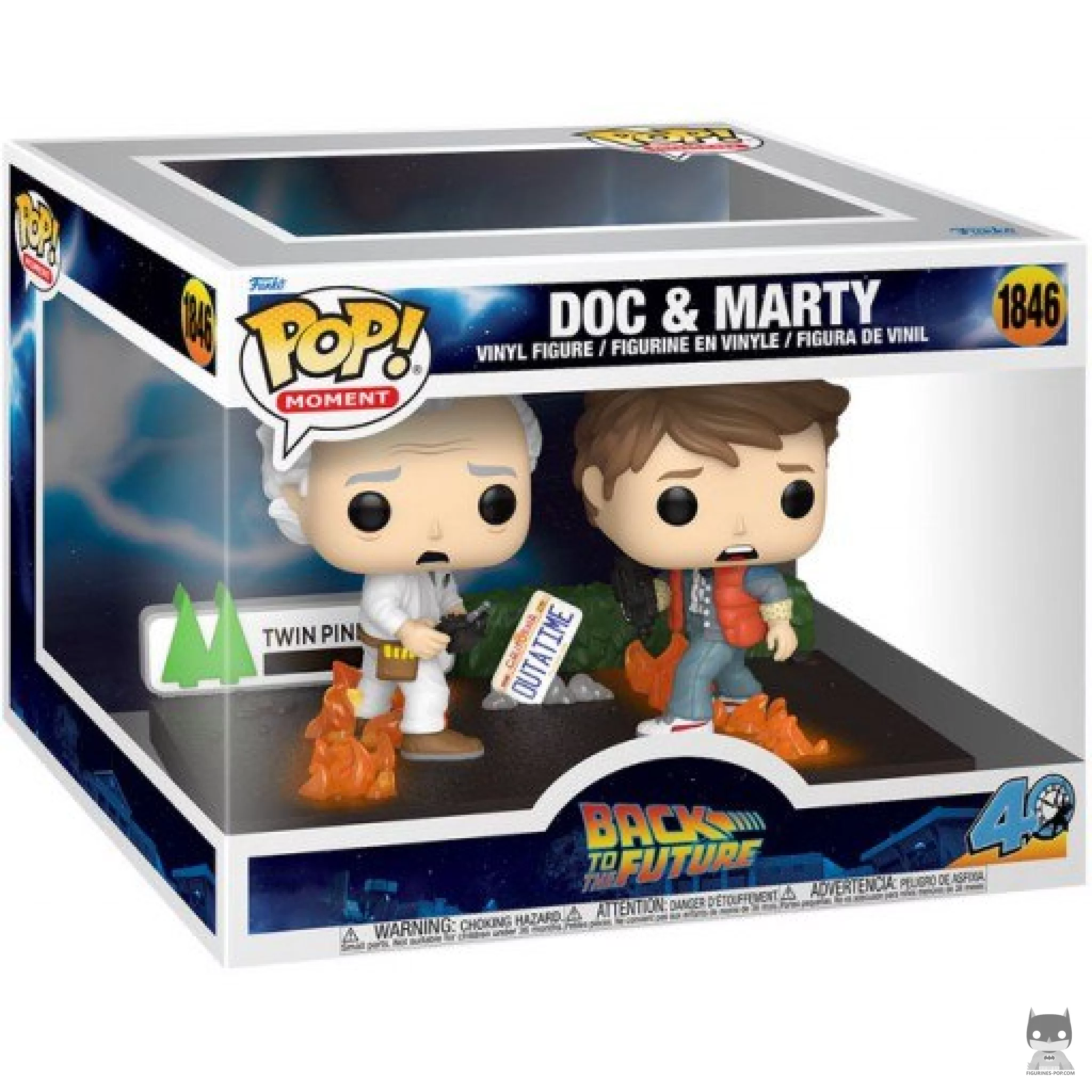Figurine Funko POP Doc & Marty avec boîte