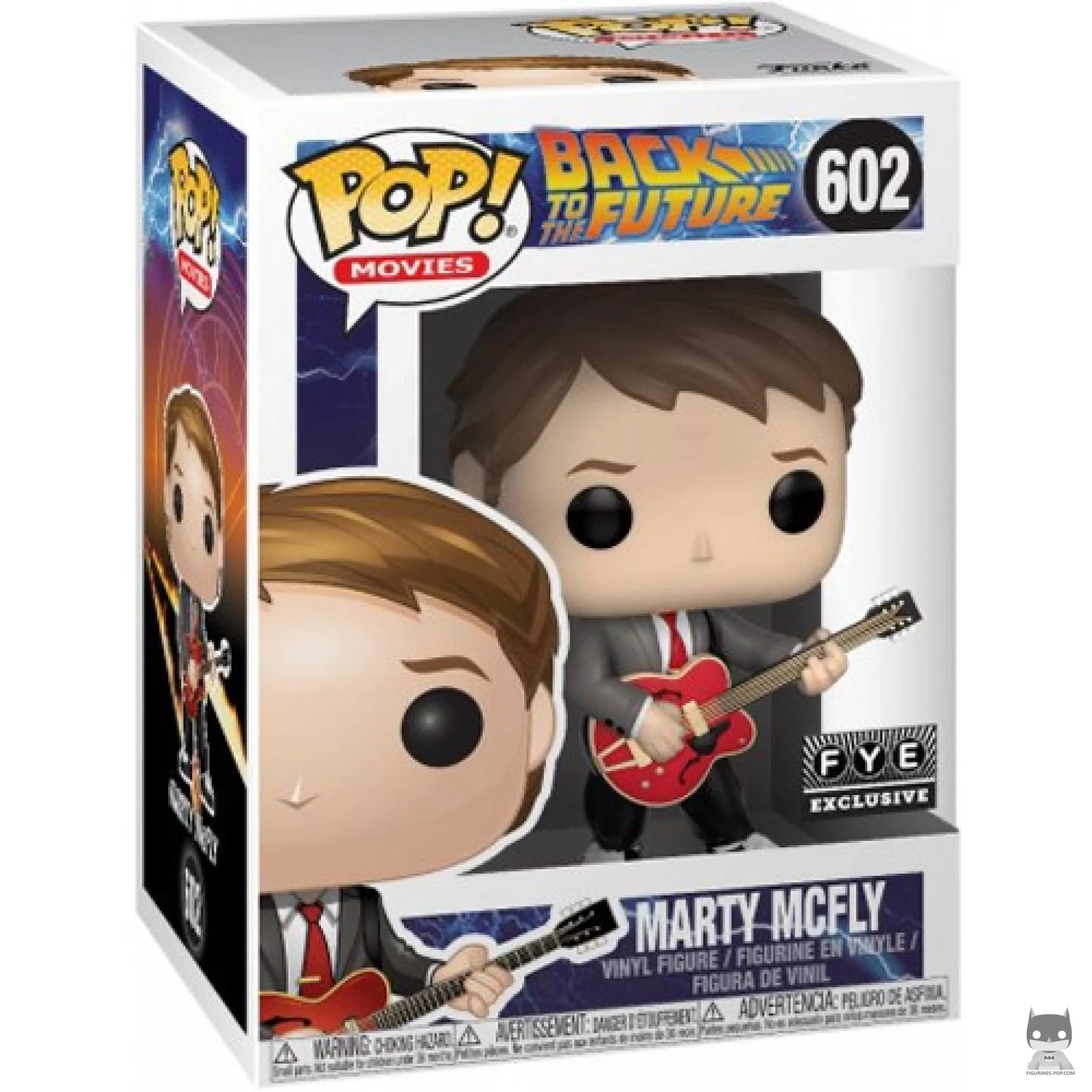 Figurine Funko POP Marty McFly (avec une Guitare) (Fan Expo) avec boîte