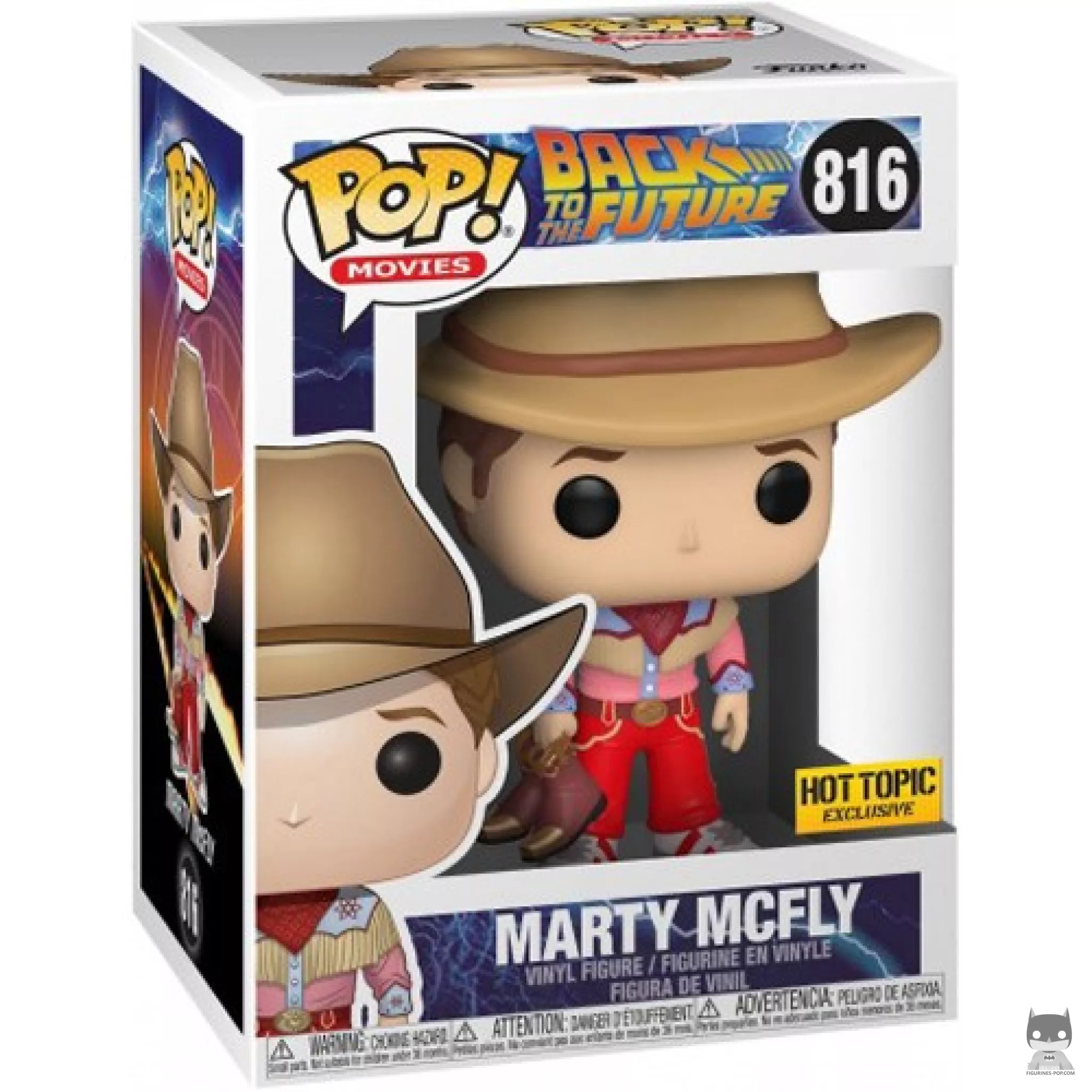 Figurine Funko POP Marty McFly avec boîte
