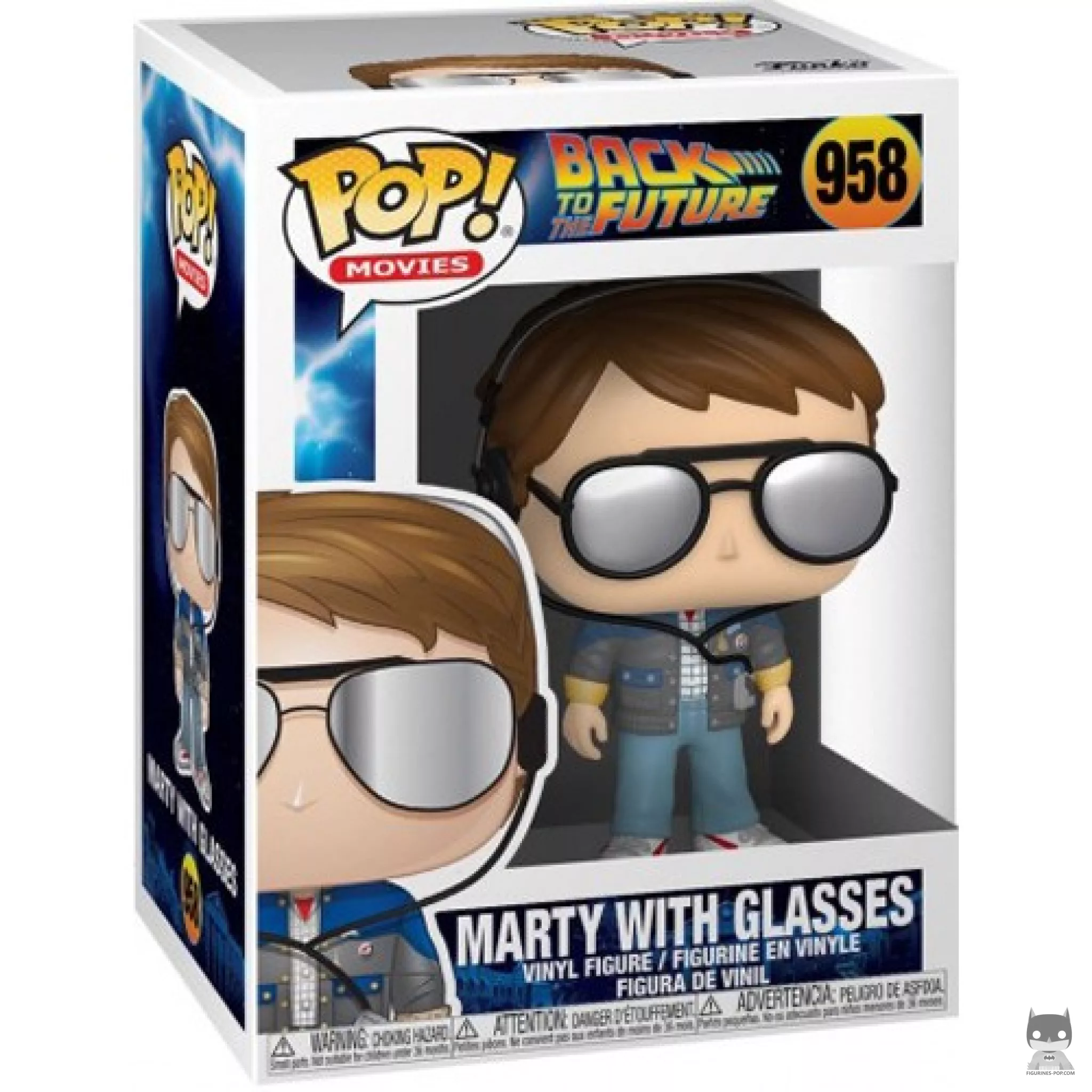 Figurine Funko POP Marty avec Lunettes avec boîte