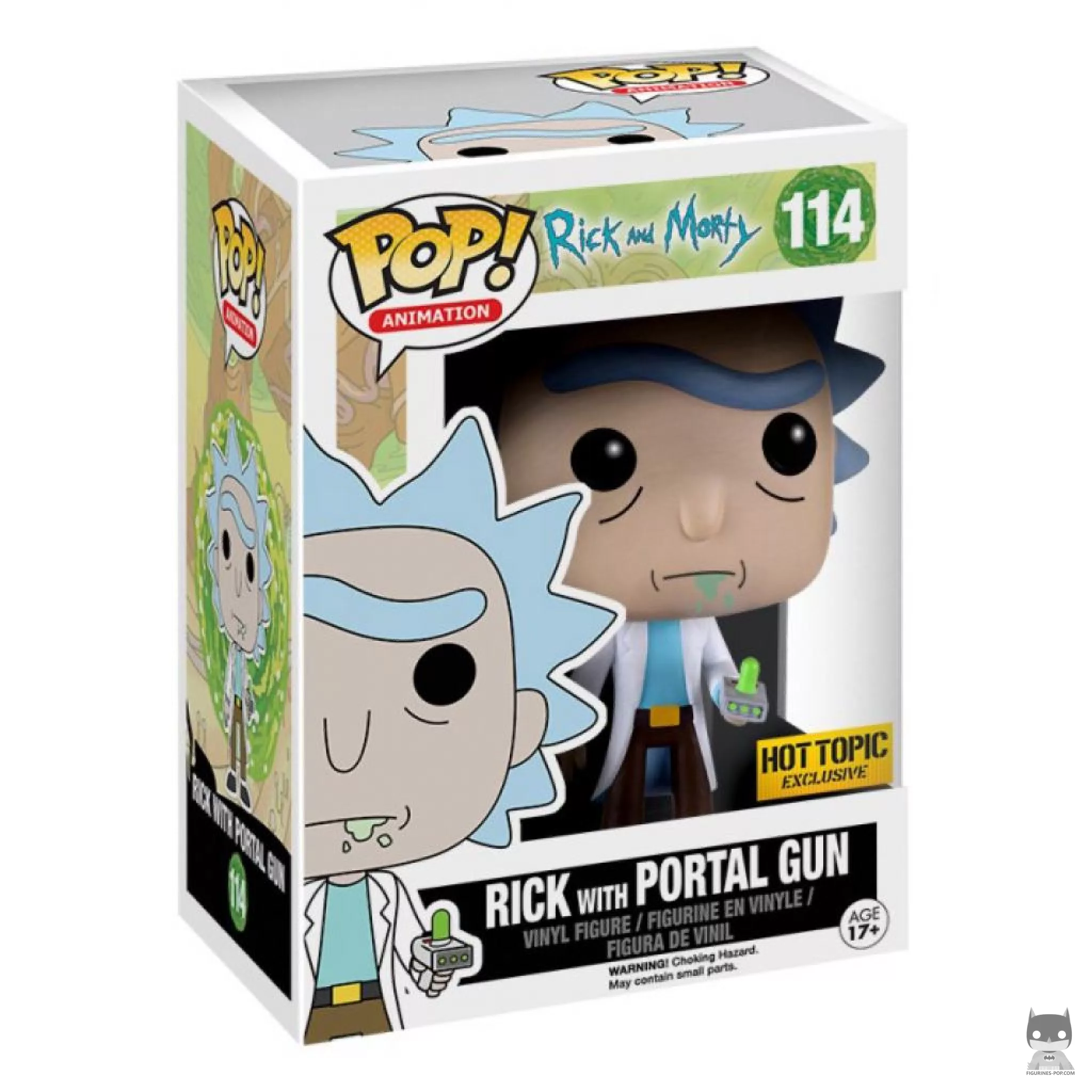 Figurine Funko POP Rick Sanchez avec Pistolet Portail avec boîte