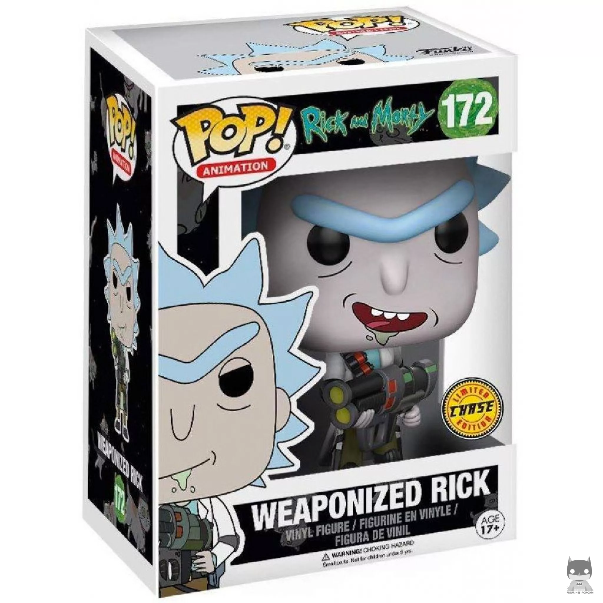 Figurine Funko POP Rick Armé (Chase) avec boîte