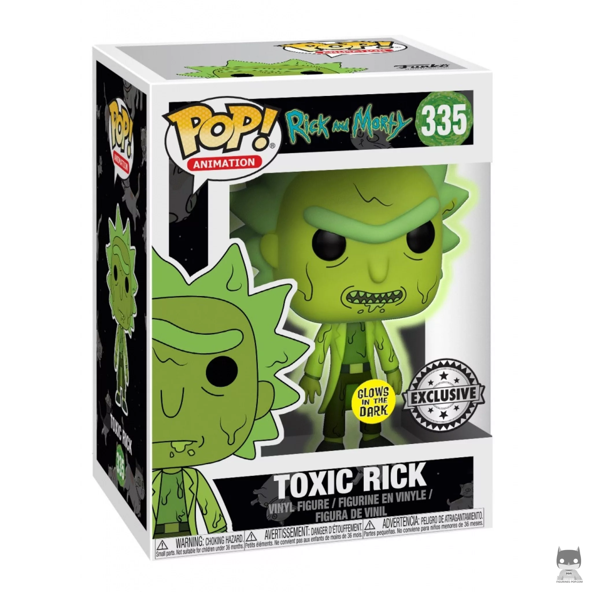 Figurine Funko POP Rick Toxique avec boîte
