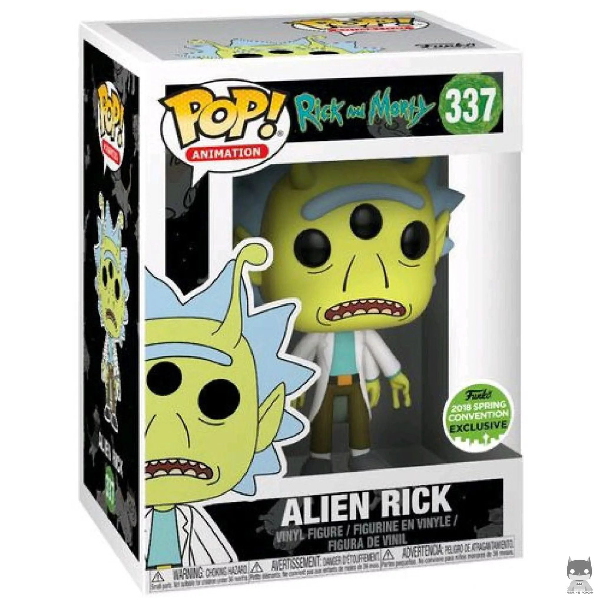 Figurine Funko POP Alien Rick avec boîte