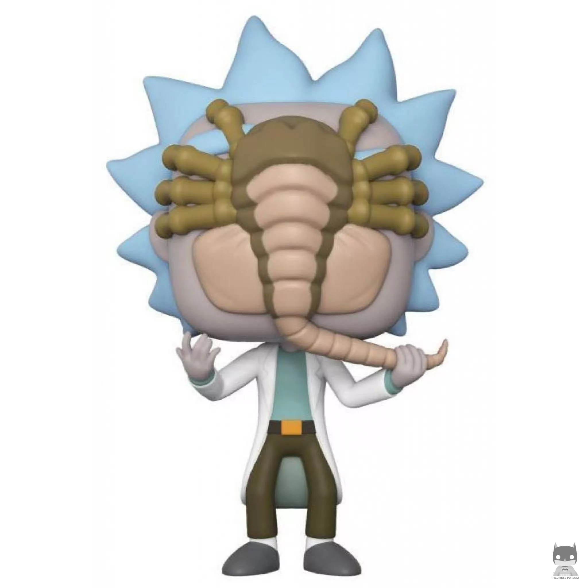 Figurine Funko POP Rick avec Facehugger (Rick et Morty)