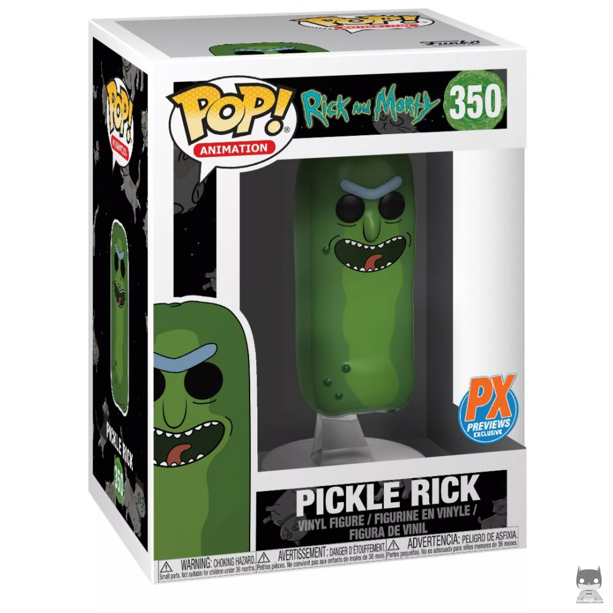 Figurine Funko POP Rick le Cornichon avec boîte