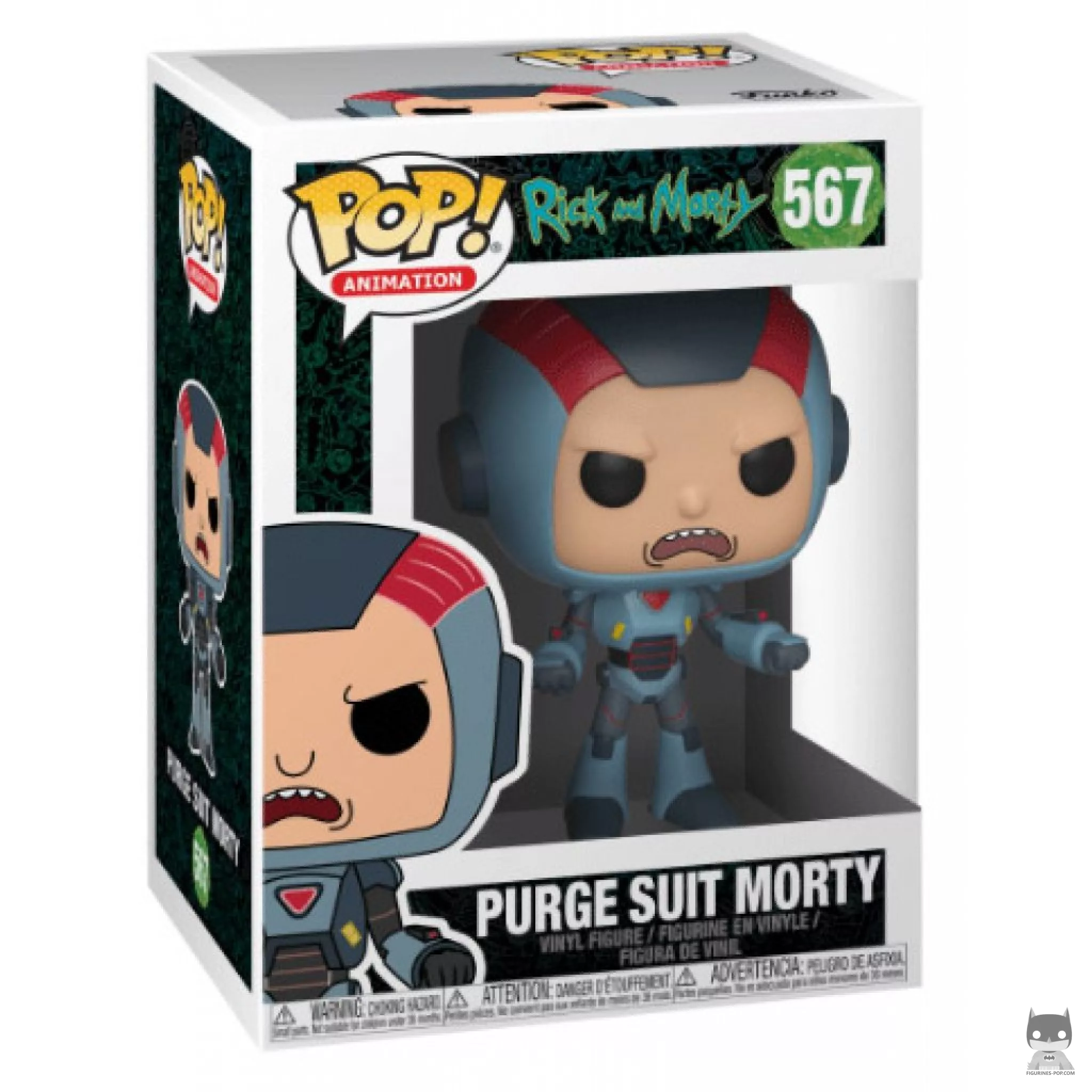 Figurine Funko POP Morty en Costume de Purge avec boîte