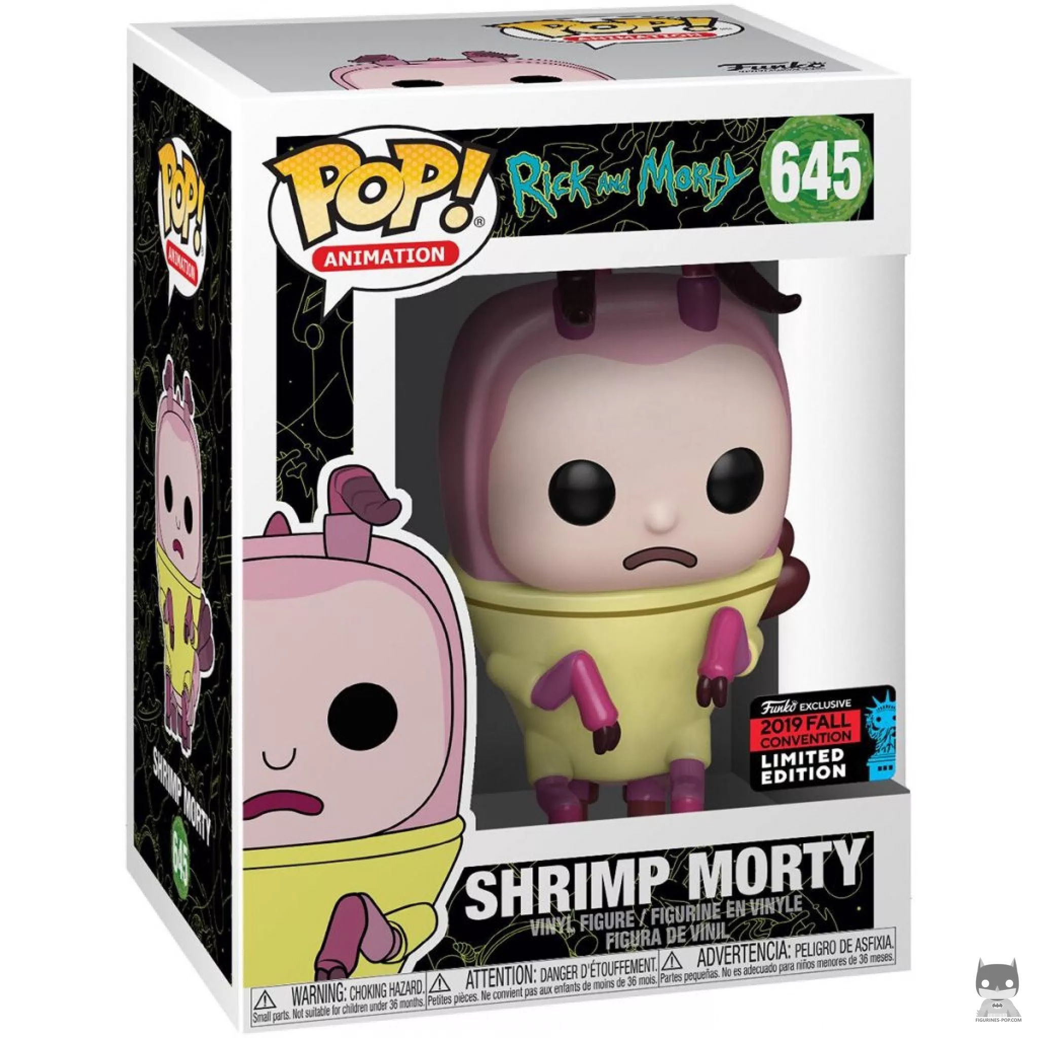 Figurine Funko POP Morty en Crevette avec boîte