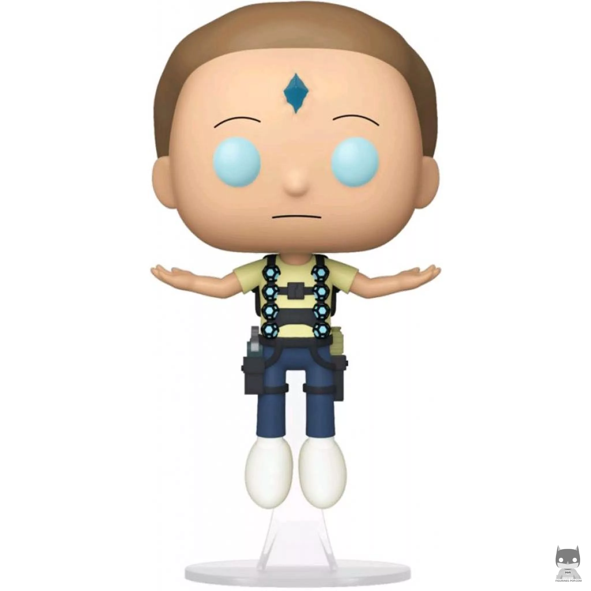 Figurine Funko POP Morty avec Cristal de Mort flottant (Rick et Morty)